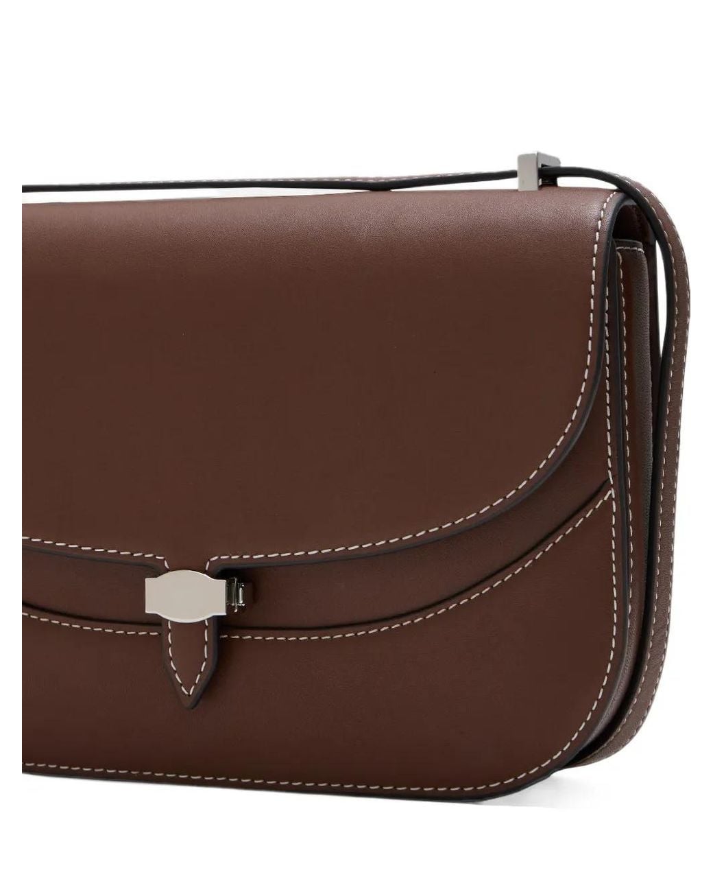 Veronica Beard Brown Dash Shoulder Bag