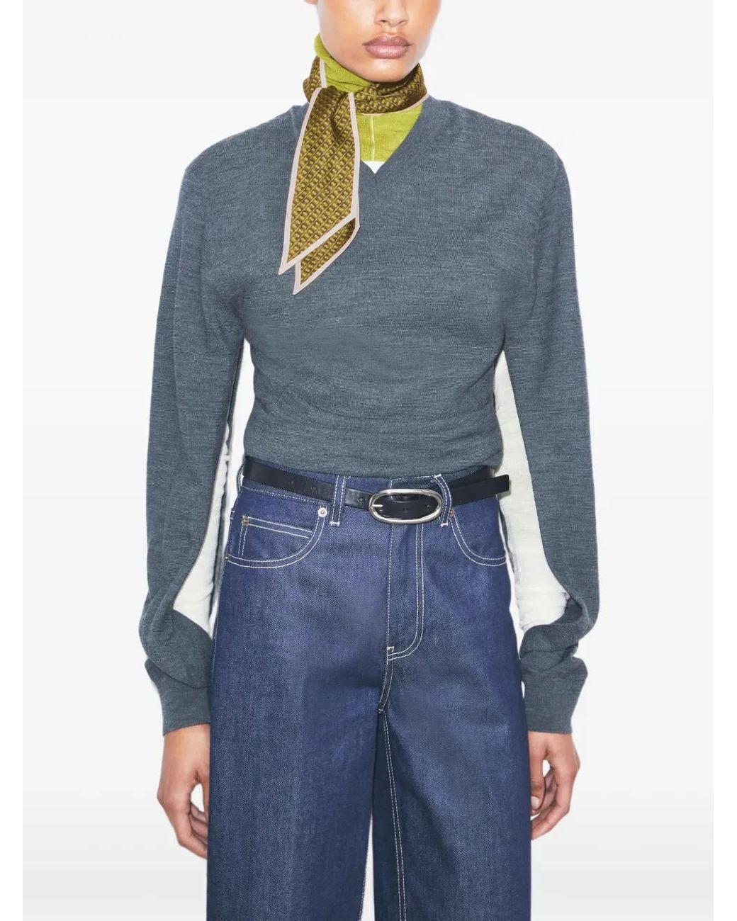Cravatta A Nastro di Tory Burch in Metallic