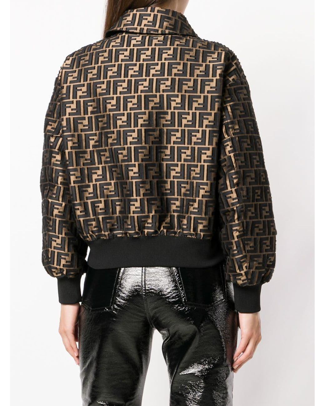 【関税＆送料込み】Fendi Silk Bomber Jacket With Patchwork Fendi Reversible Patchwork Silk Bomber | italist