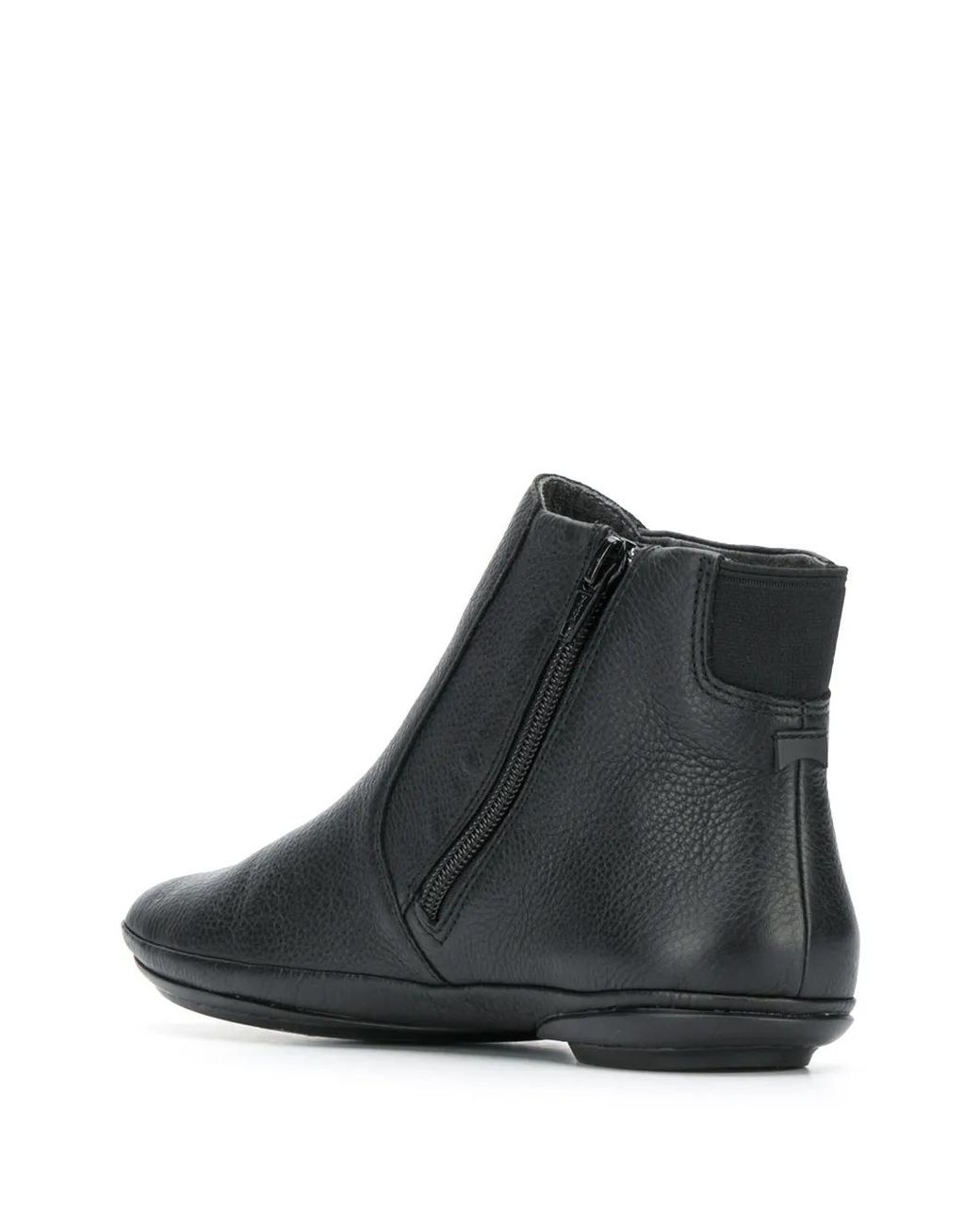 Camper Black Right Ankle Boots