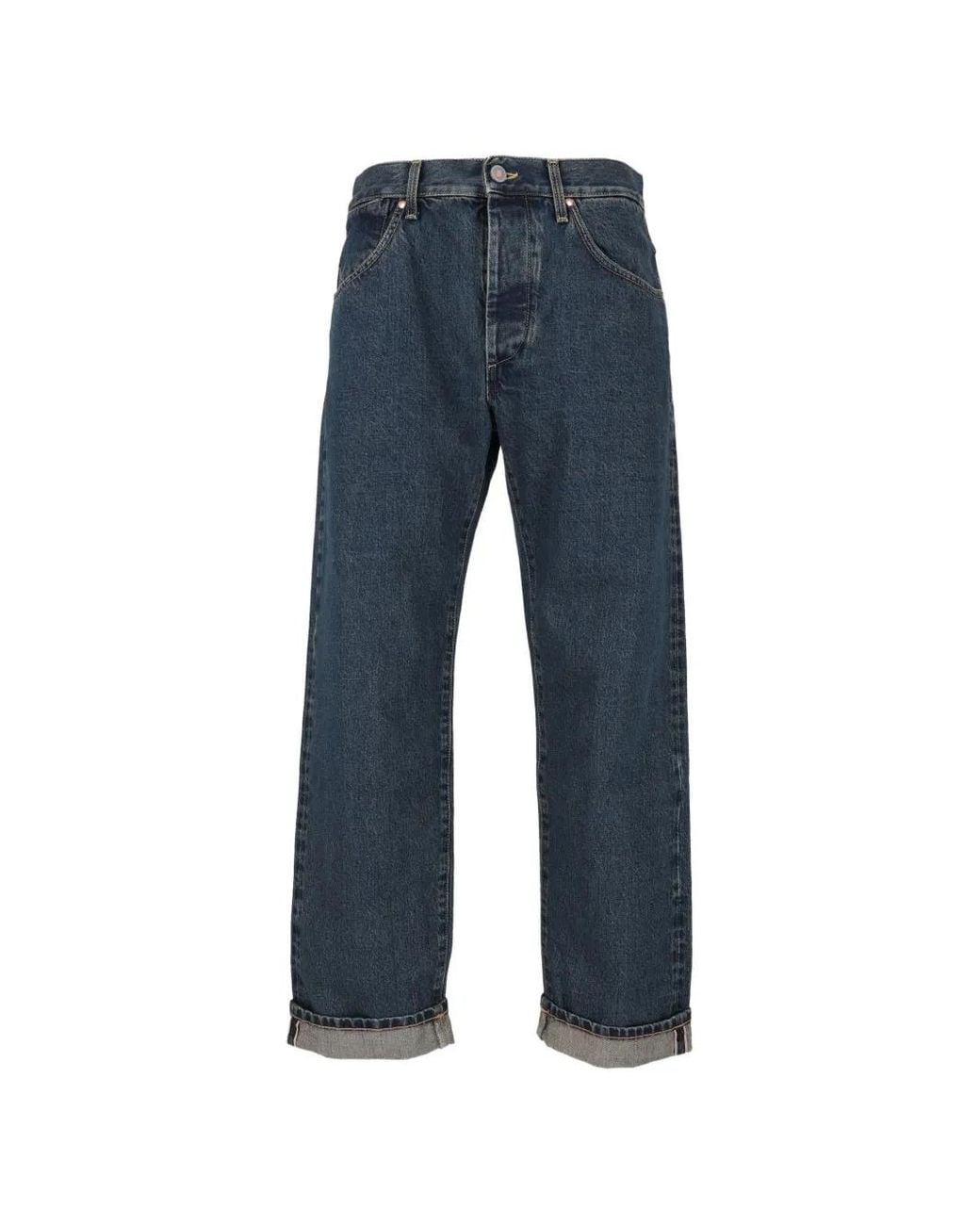 Tela Genova Blue Tobia Selvage Jeans for men