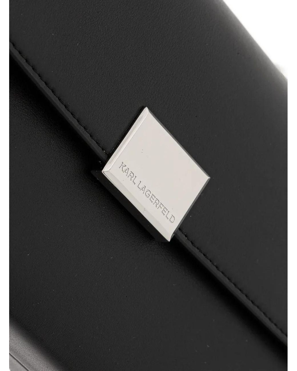 Karl Lagerfeld Black K/Forever Shoulder Bag