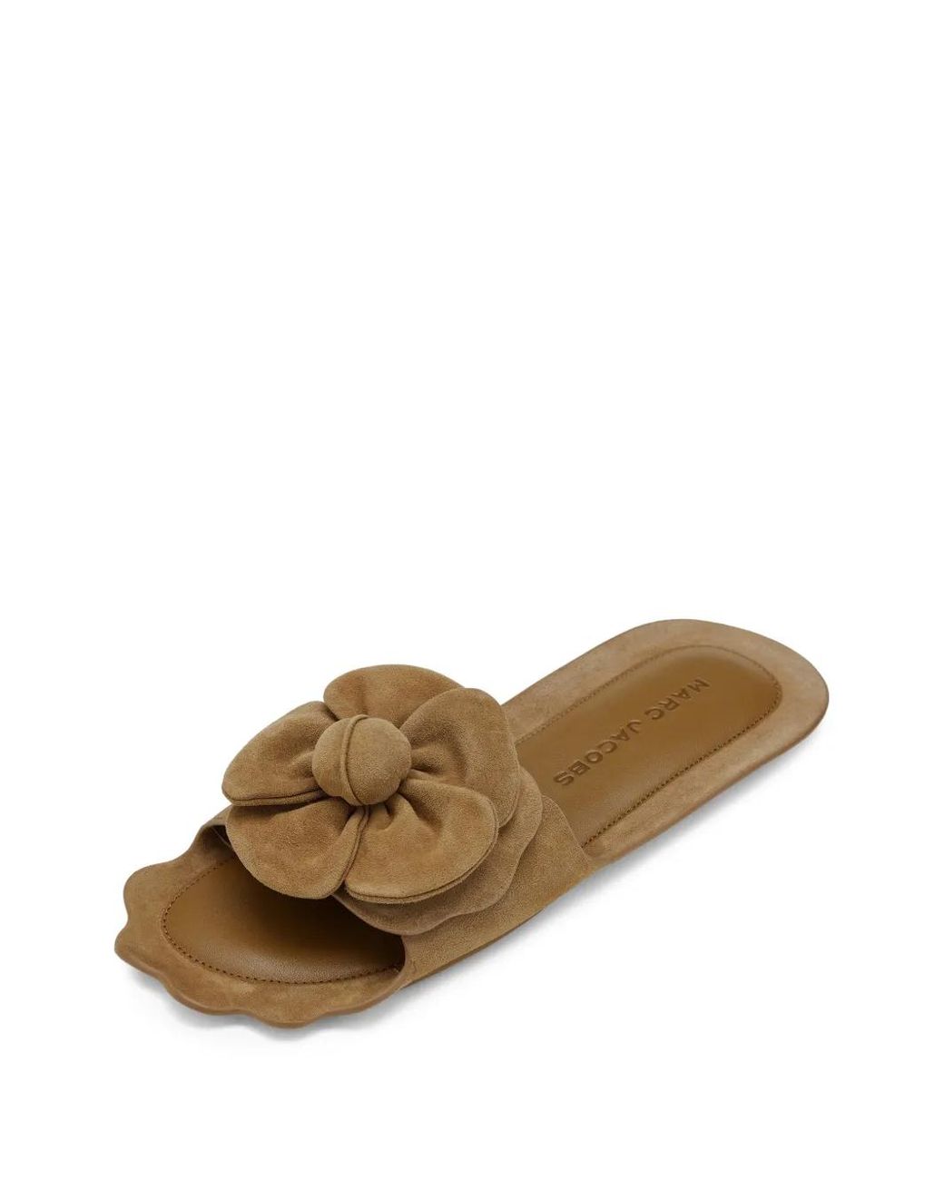 Marc Jacobs Metallic The Suede Daisy Sandals