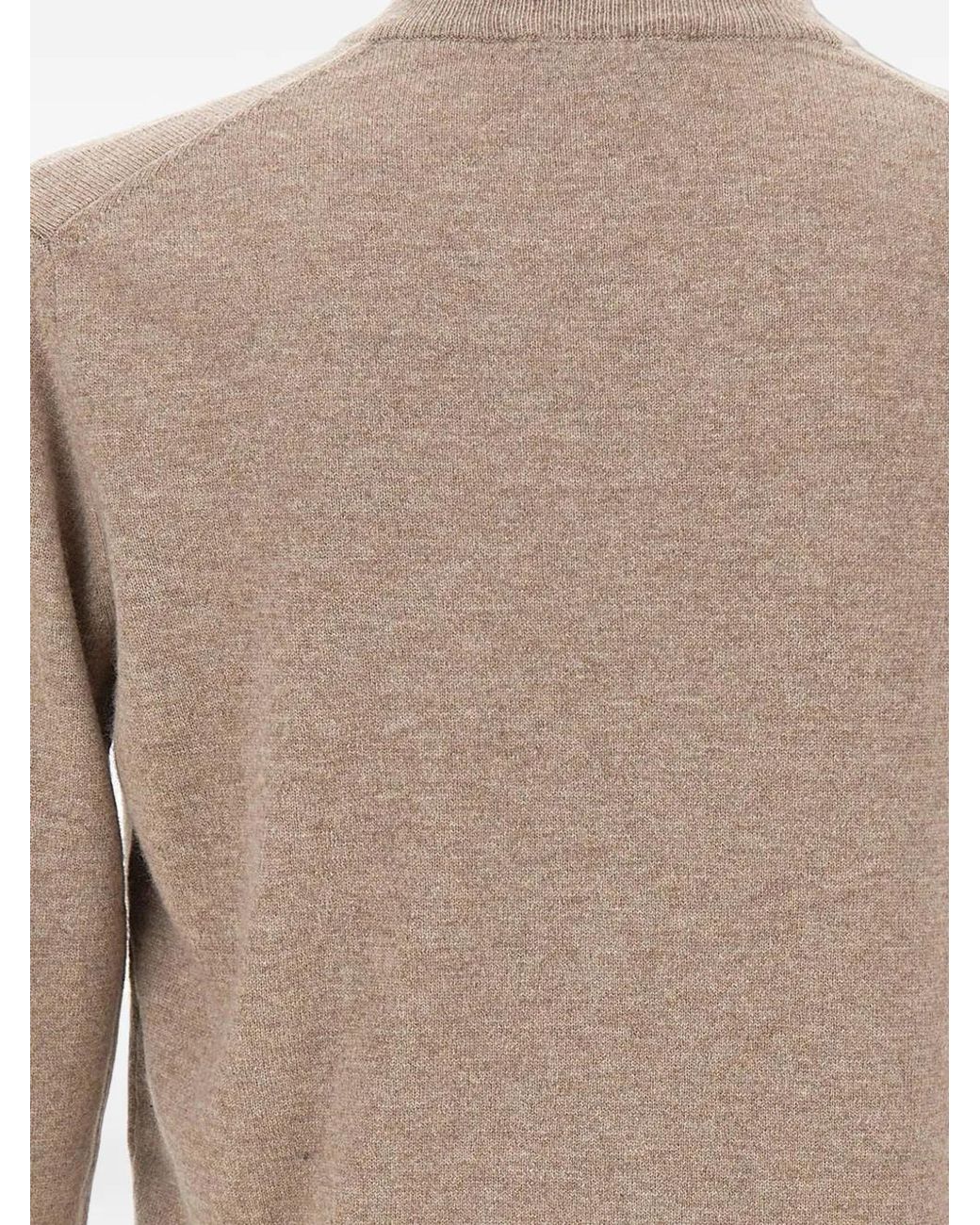 Della Ciana White Pull À Col Zippé for men
