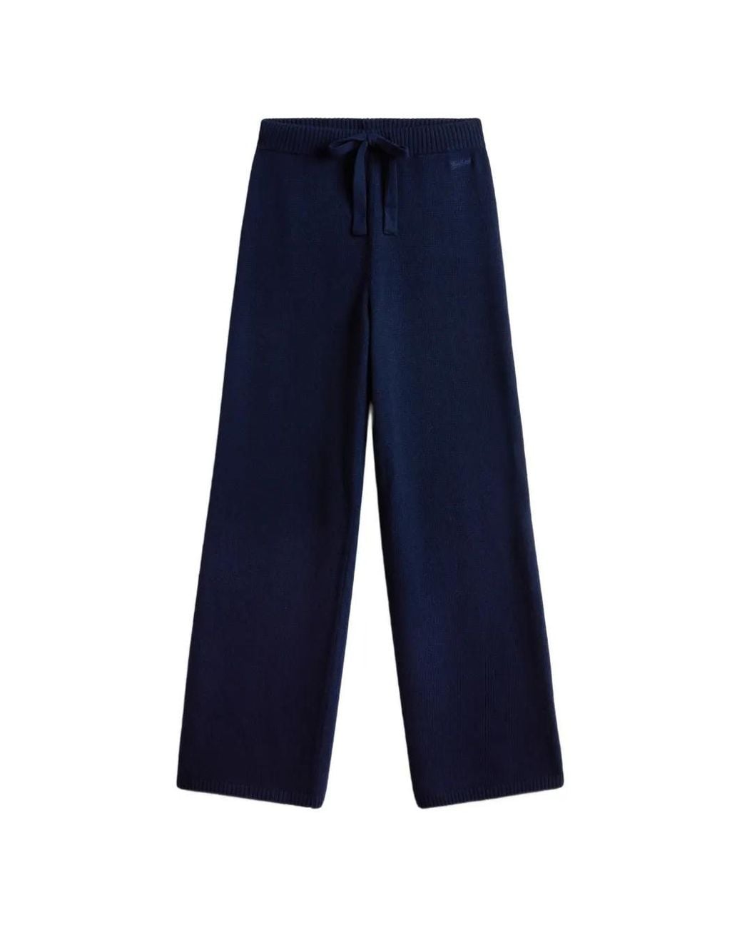 Woolrich Blue Drawstring-Waist Straight Trousers