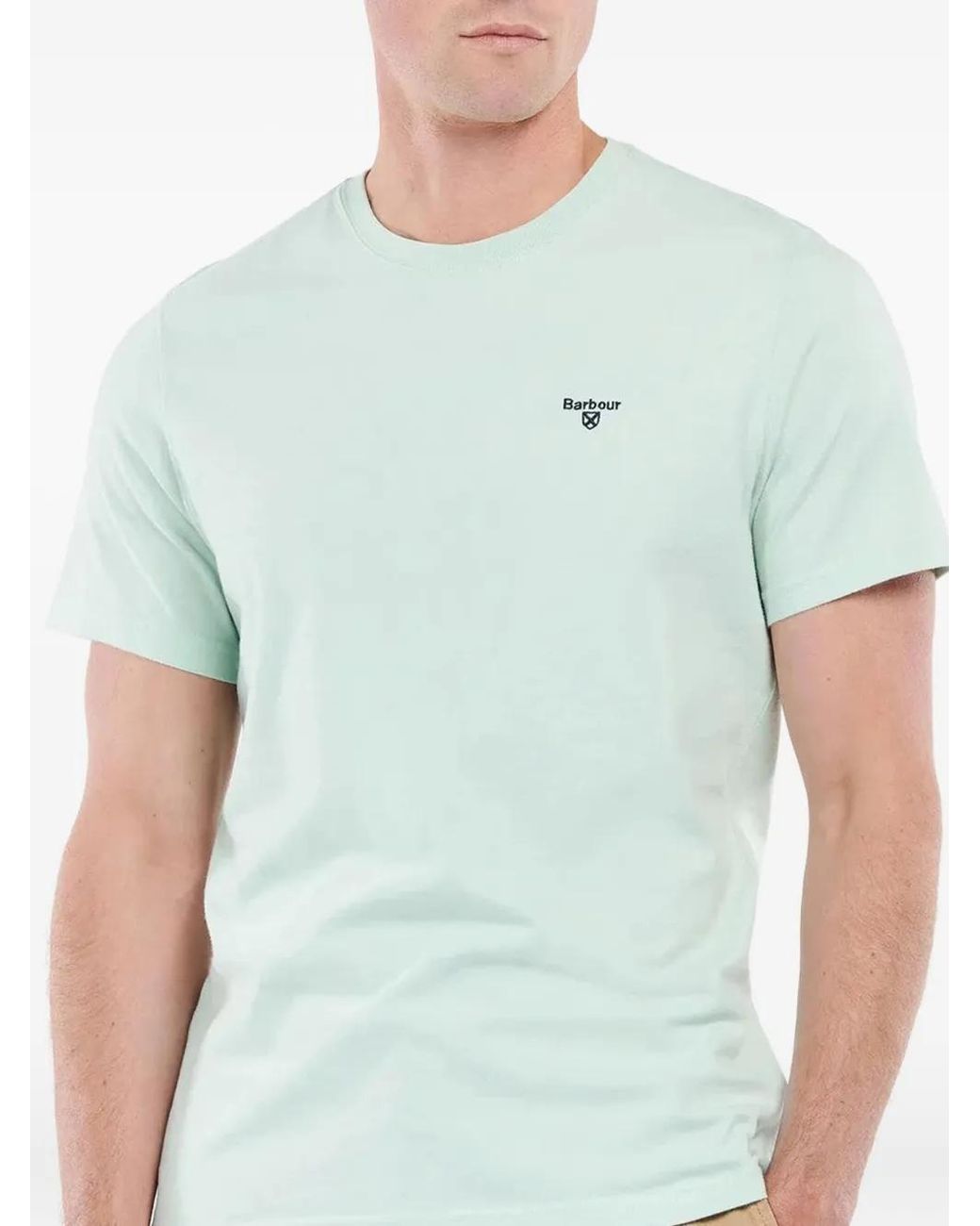 Barbour Green Logo Tee for men