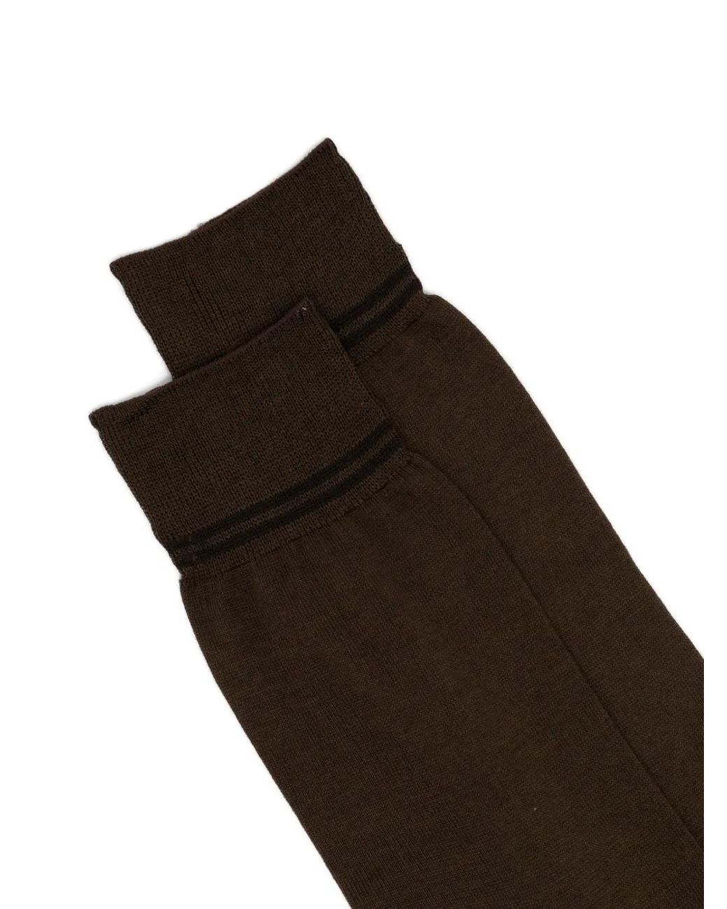 Zegna Black Smooth Socks for men