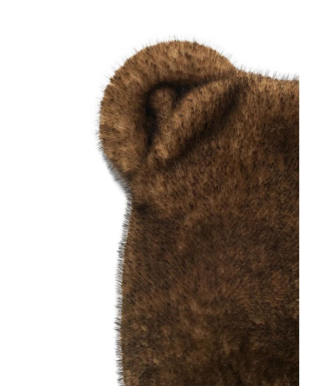 Marc Jacobs Bear-Ear Faux-Fur Hat in Brown | Lyst display picture 2