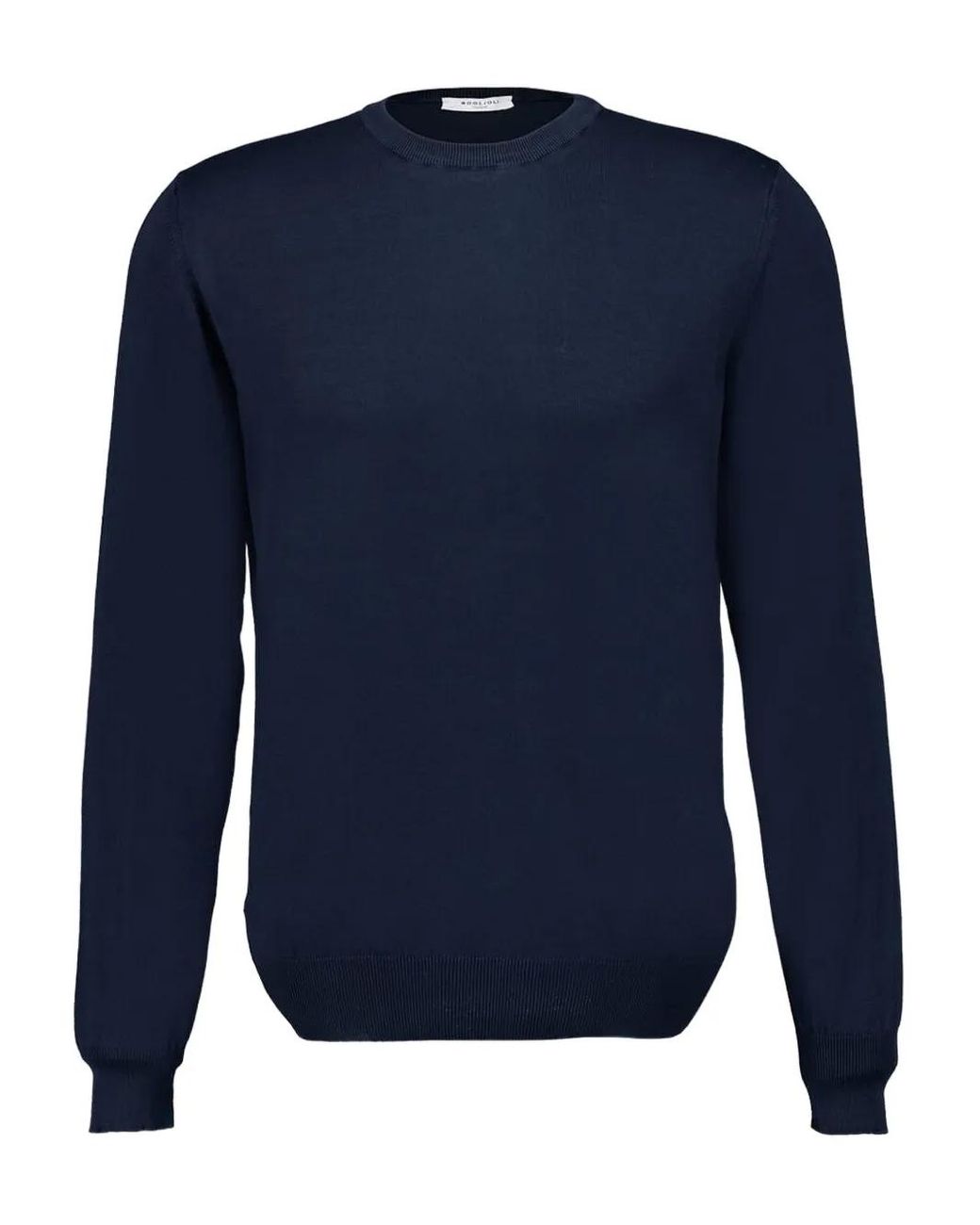 Boglioli Klassischer Pullover in Blue für Herren