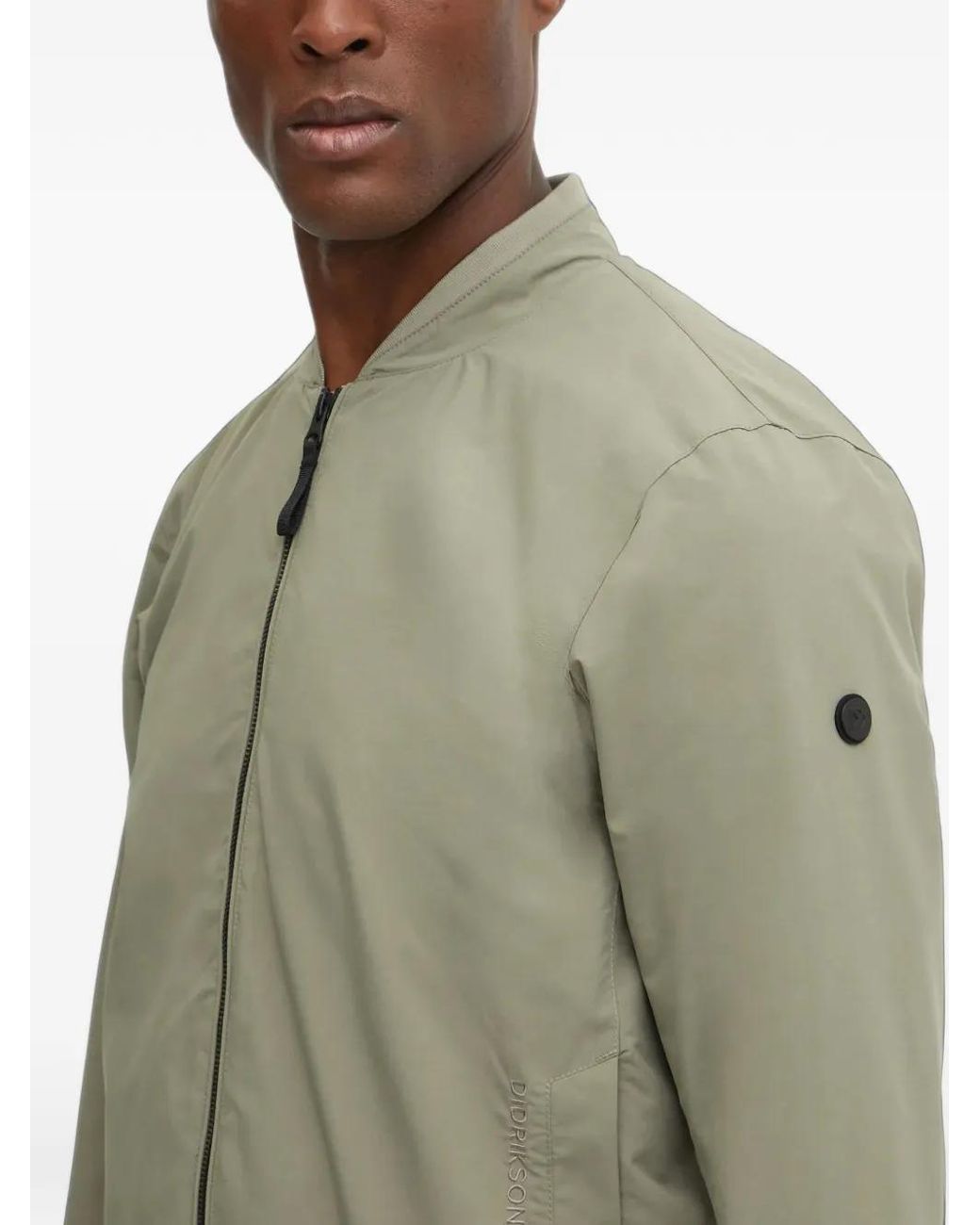 Didriksons Green Zip-Up Bomber Jacket for men
