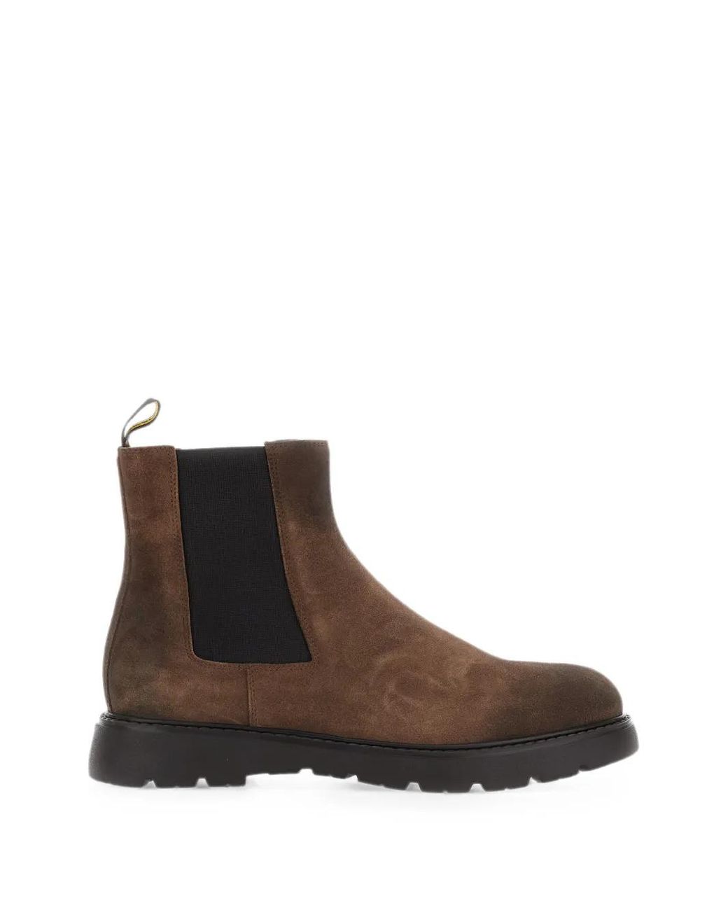 Doucal's Brown Bottines Chelsea En Daim for men