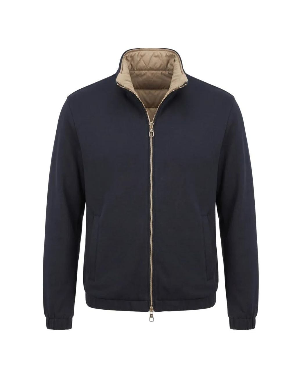 Montecore Blue Zip-Up Bomber Jacket for men