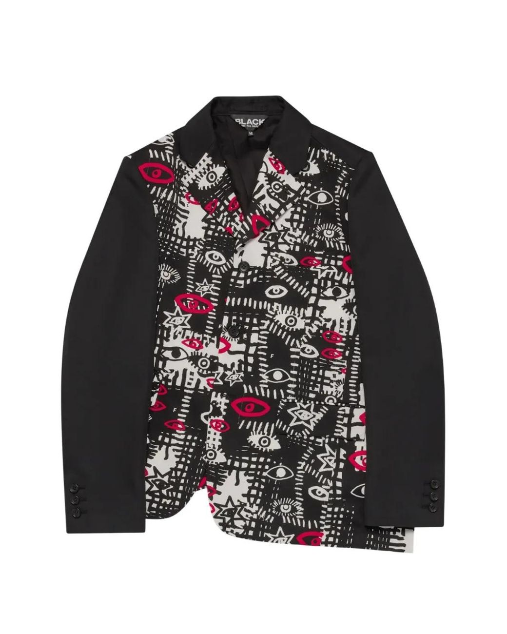 Comme des Garçons Filip Pagowski Graphic-Print Blazer in Black | Lyst UK
