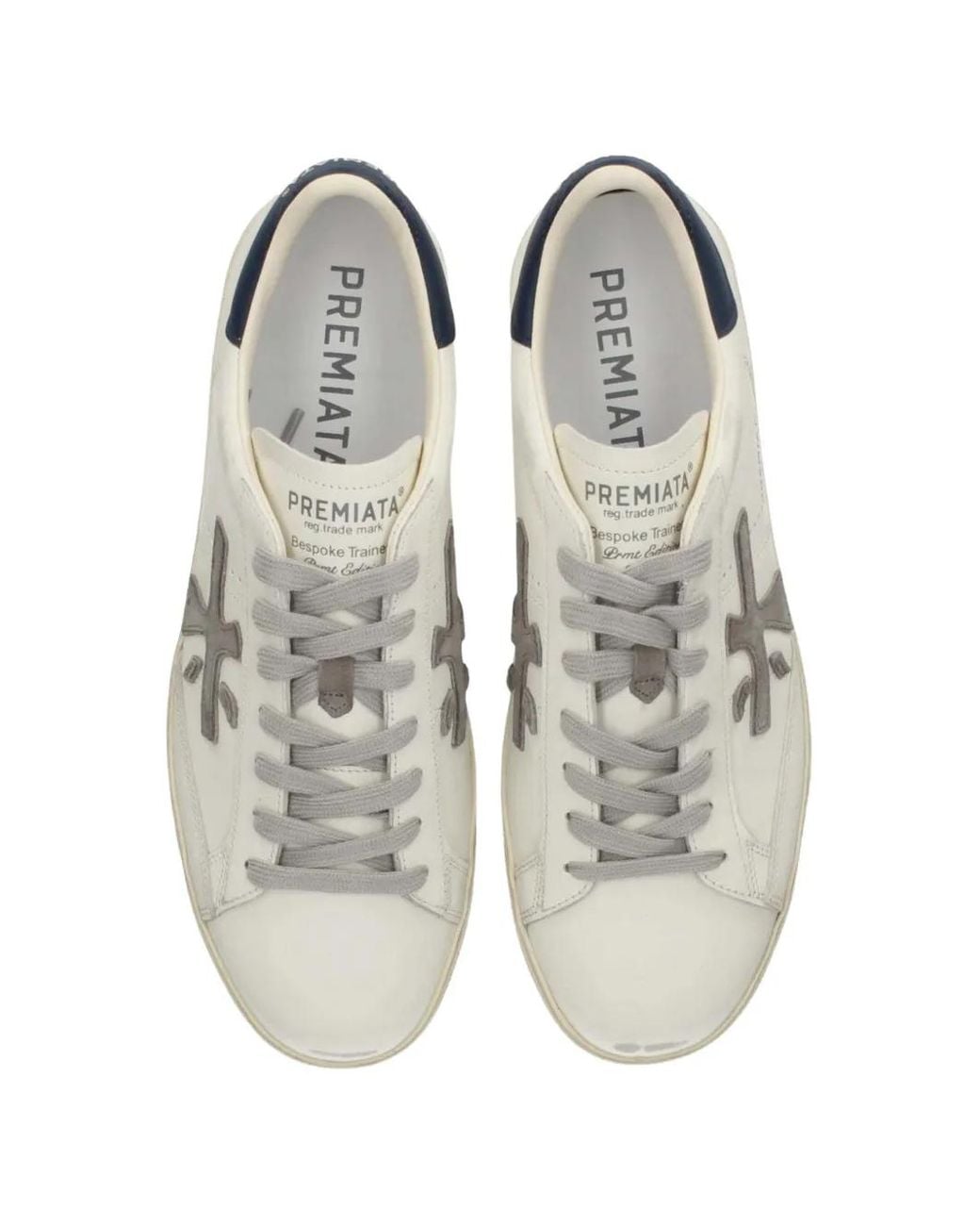 Premiata White Steven 8479 Sneakers for men