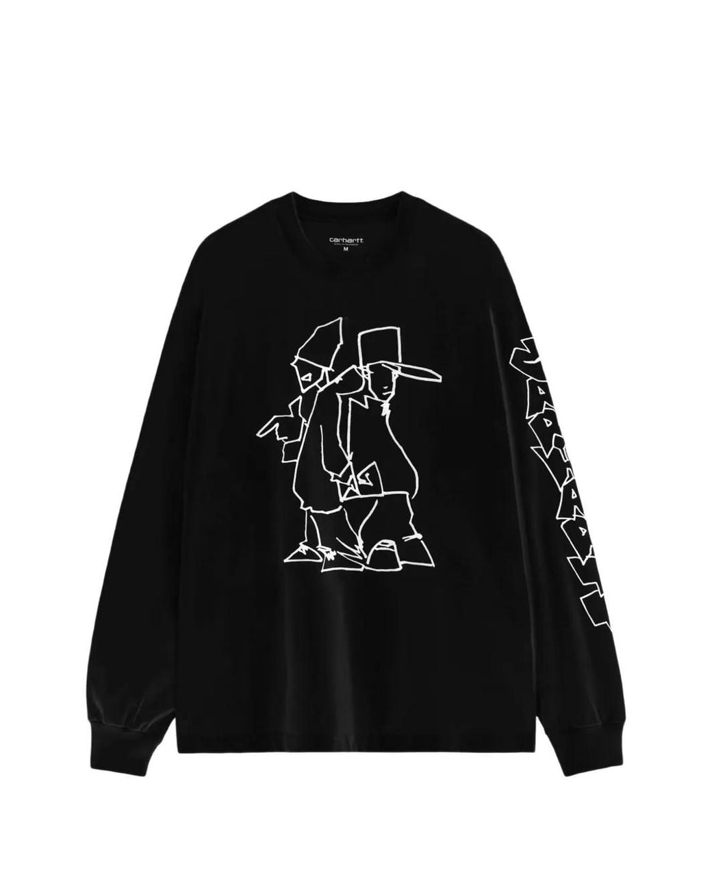 Carhartt Black Blinkerfluid Long-Sleeve T-Shirt for men