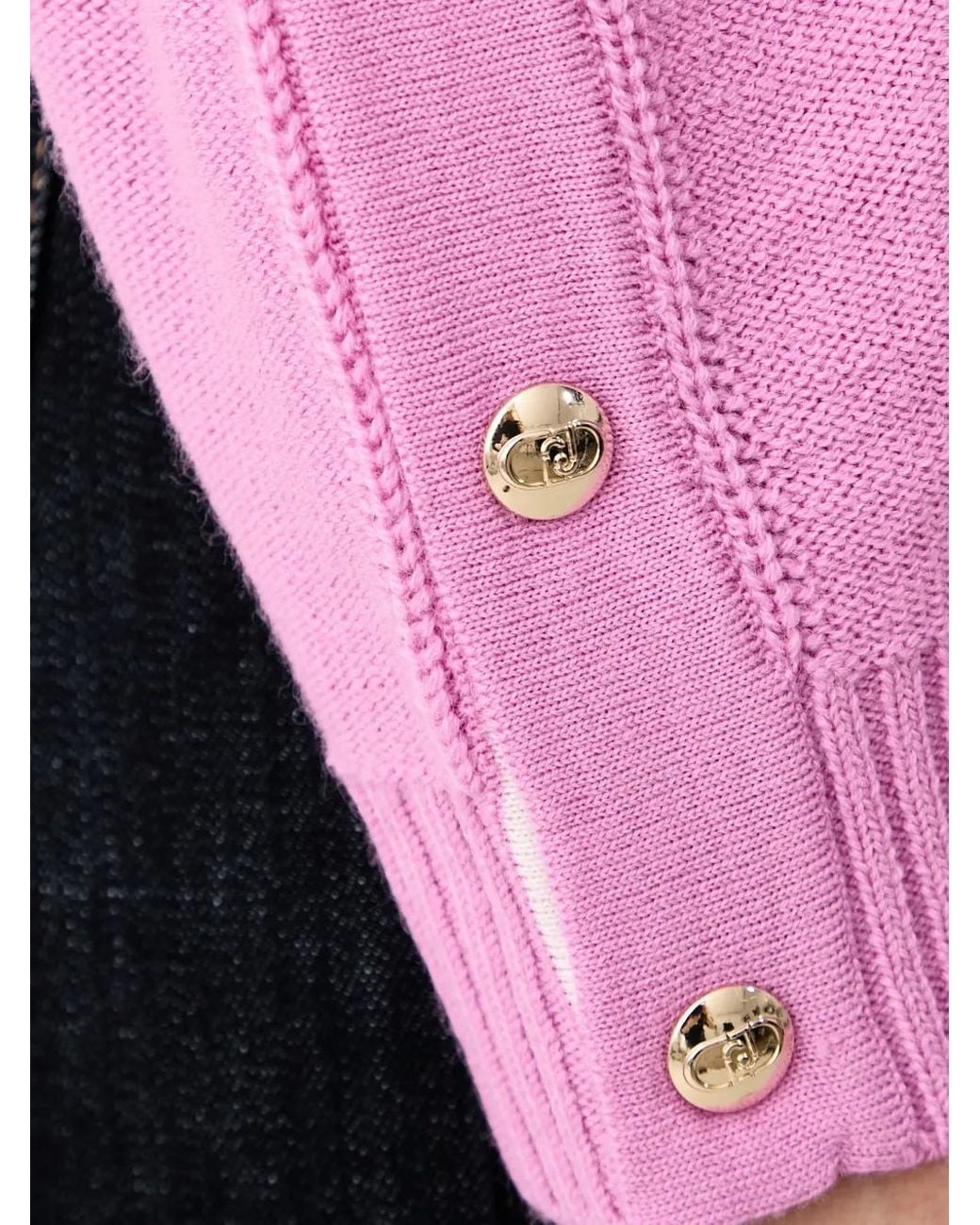 Liu Jo Pink Knit Sweater