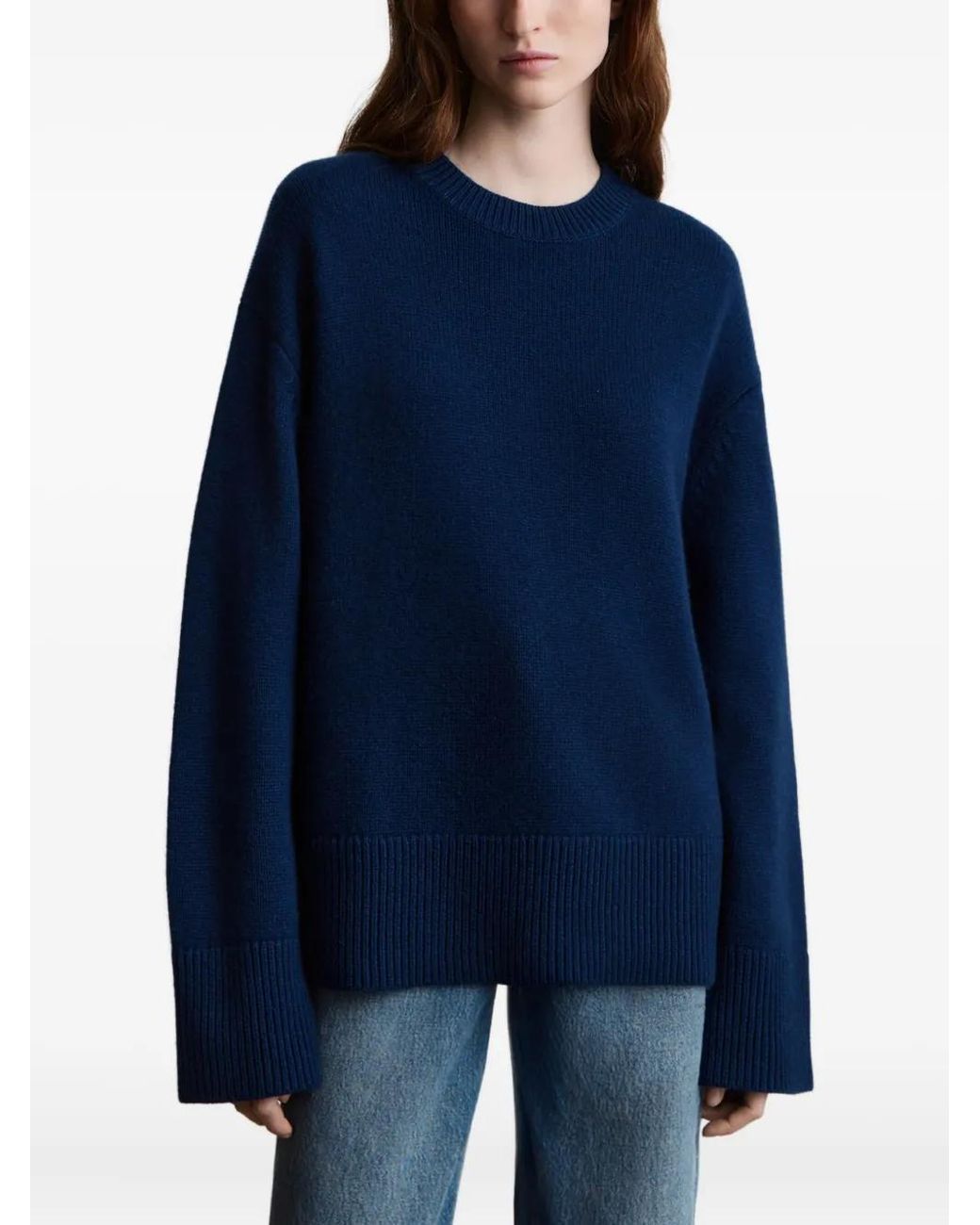 12 STOREEZ Blue Luna Knitted Sweater