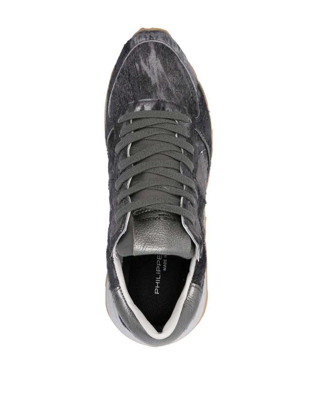 Philippe Model Gray Tropez Haute Sneakers