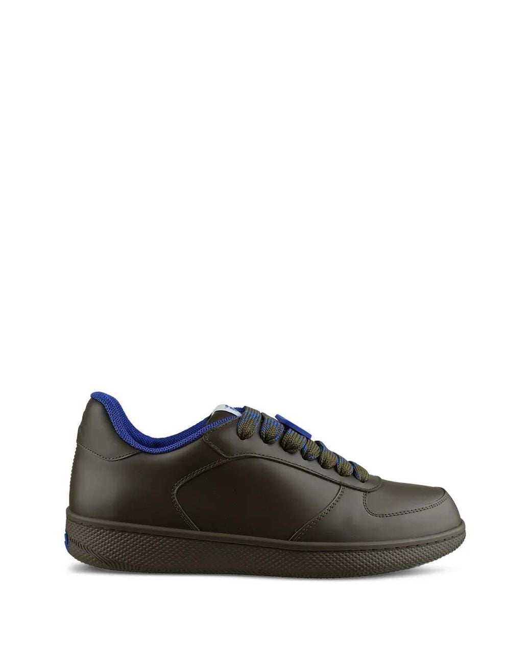 Baskets En Cuir À Patch Logo Burberry pour homme en coloris Black