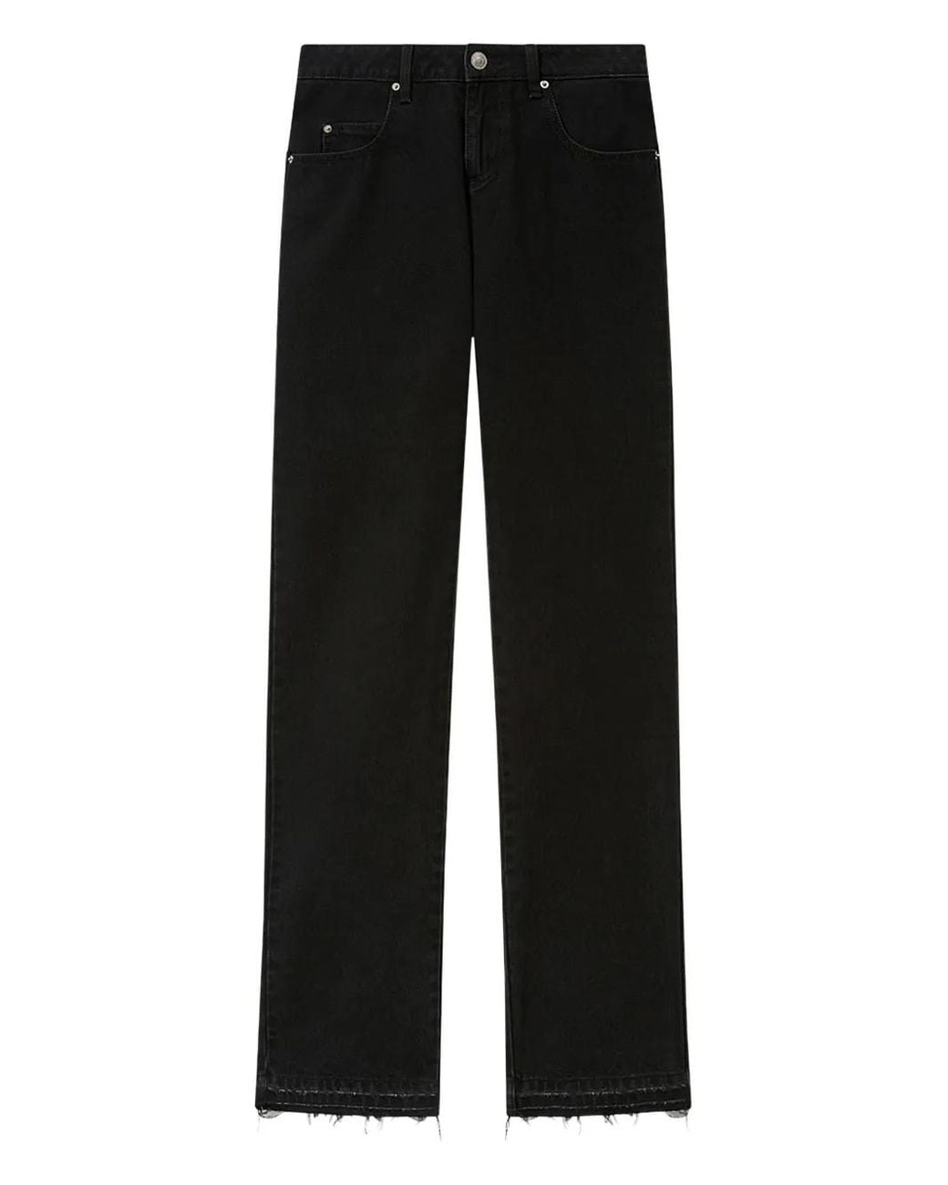 Isabel Marant Black Denala Cotton Pants