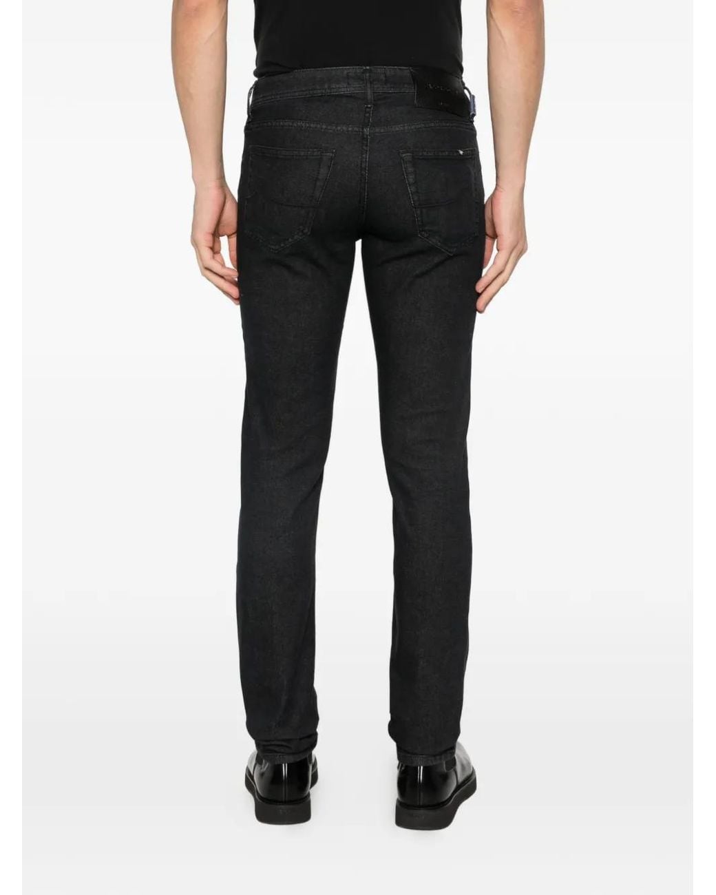 Jacob Cohen Black Nick Slim Jeans for men