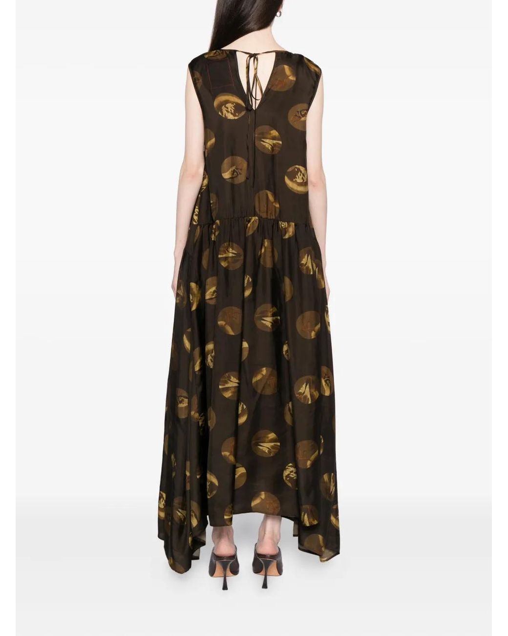 Uma Wang Brown Moulay Dress