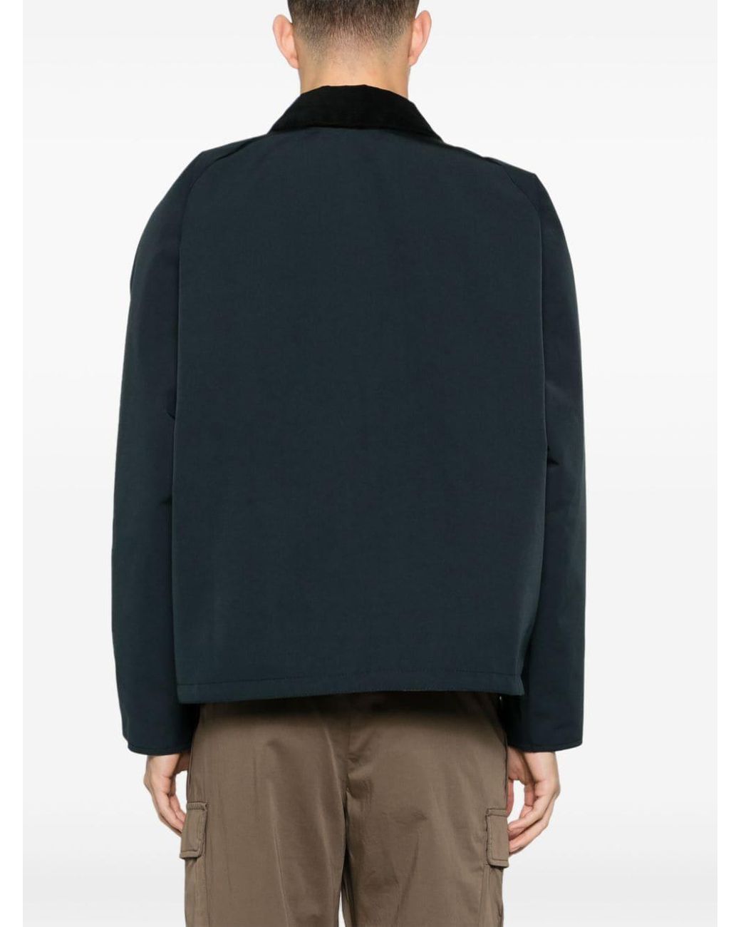 Barbour Transporter Reversible Shirt Jacket in Blue for Men | Lyst