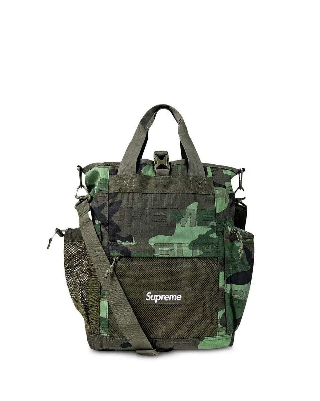 Supreme Green Utility Zip Tote Bag