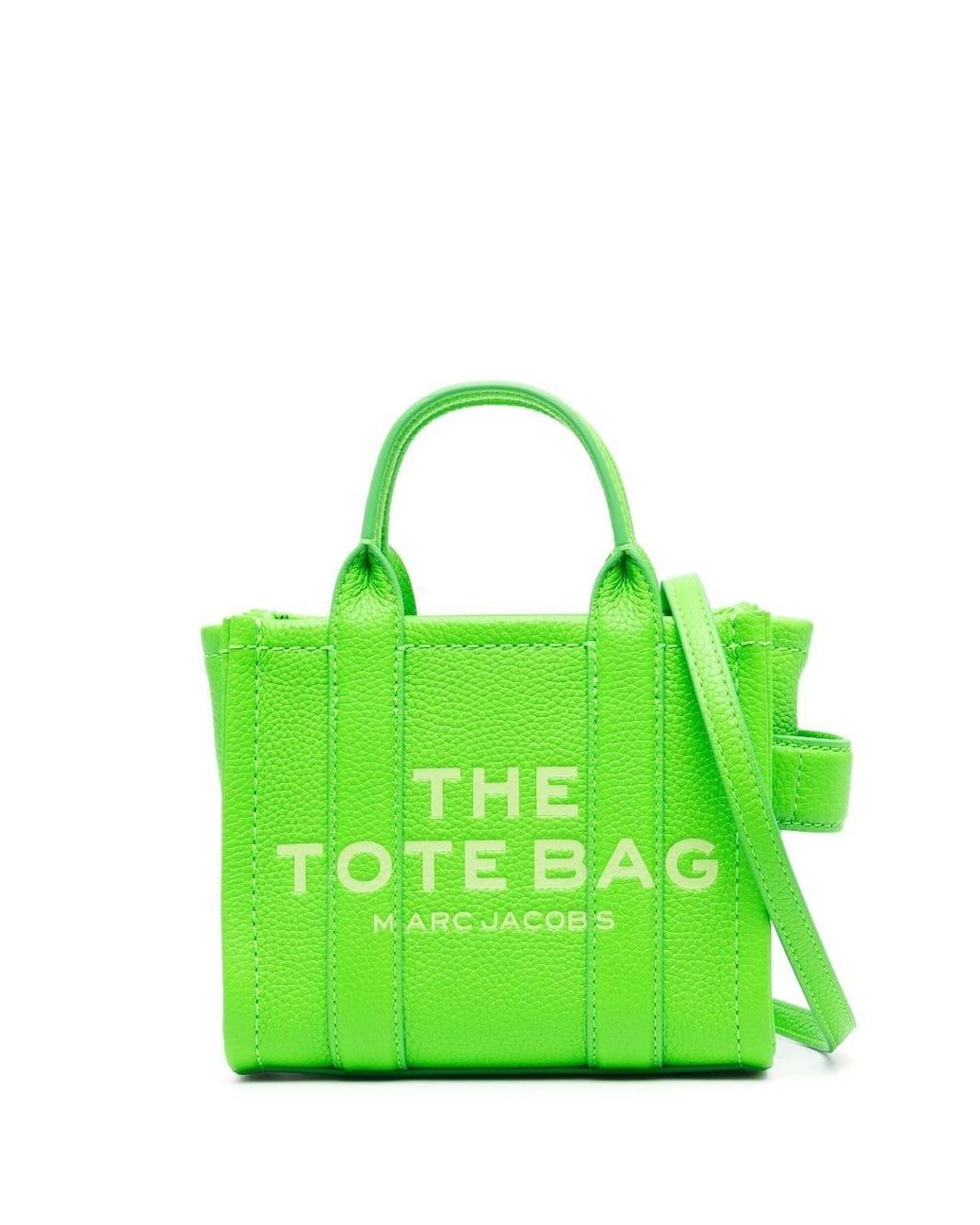 トートバッグ The Small Tote - Marc Jacobs - Cotton - Green MARC JACOBS Cotton Canvas Small The Traveler Tote Bag