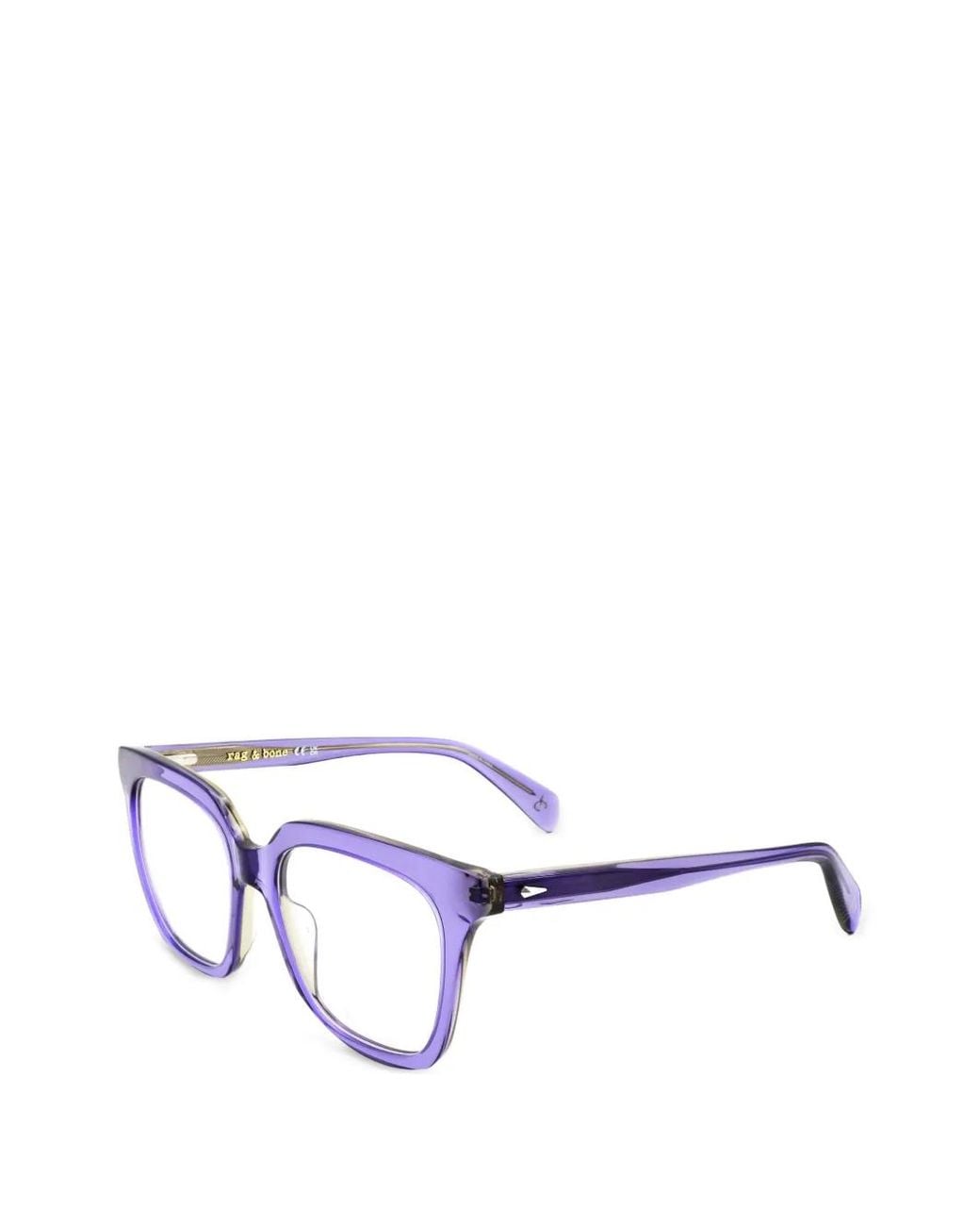 Rag & Bone White Square-Frame Glasses