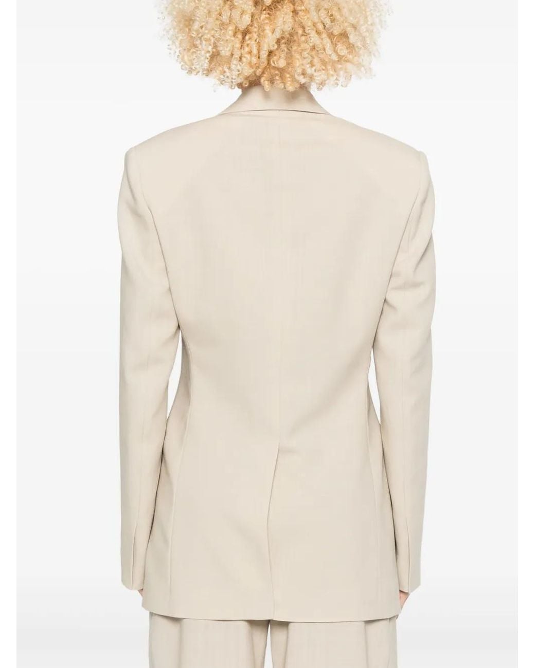 Blazer De Lana Wardrobe NYC de color Natural