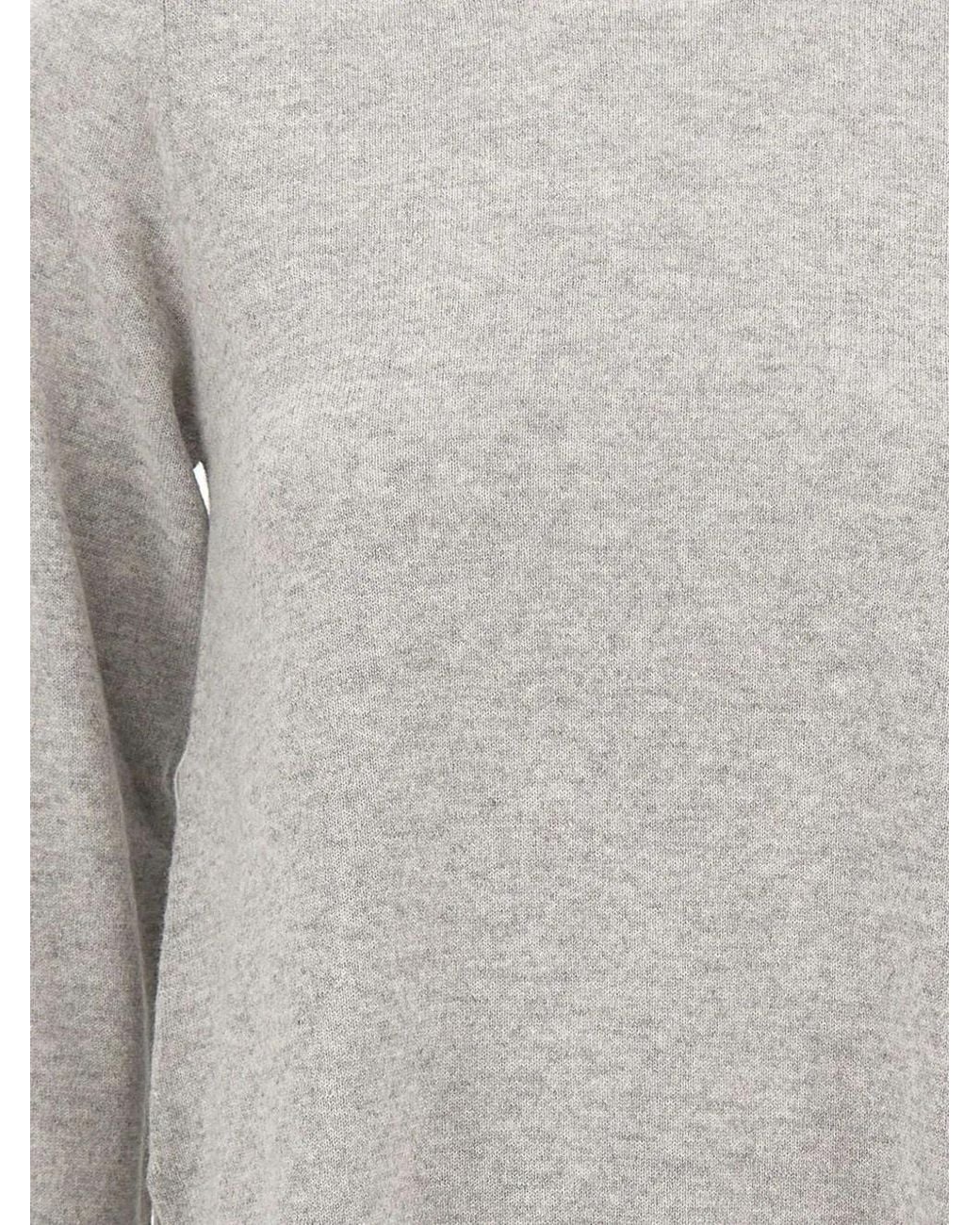 Kangra Gray Side-Slit Sweater