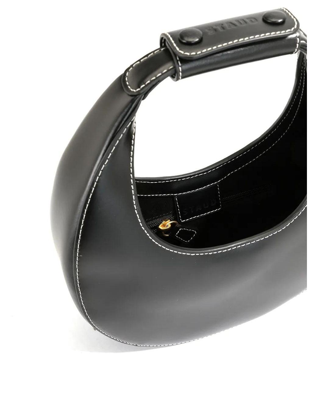 Staud Black Moon Tote Aus Leder