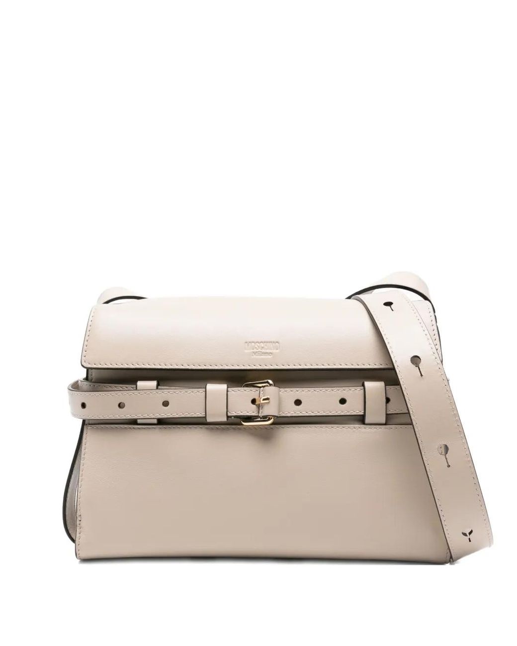 Moschino Natural Tie Me Shoulder Bag