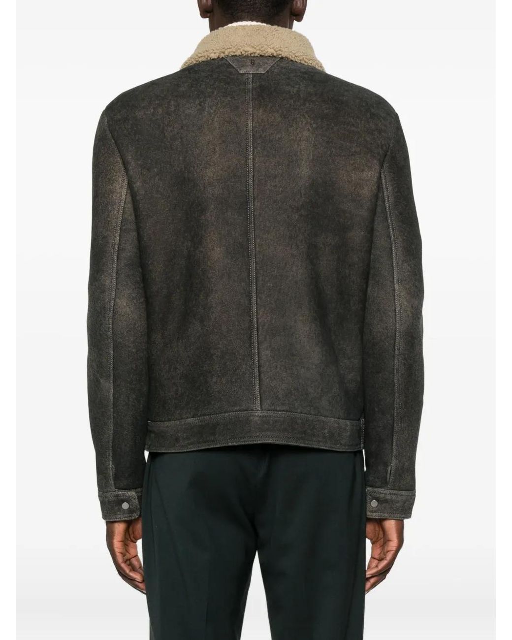 Salvatore Santoro Gray Flap-Pocket Jacket for men