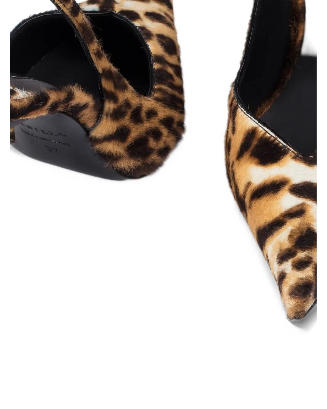 Le Silla White Vivienne Animal-Print Pumps