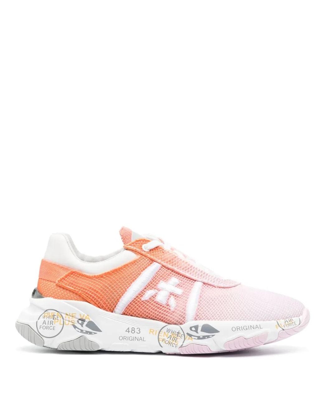 Premiata Pink Baskets Buff