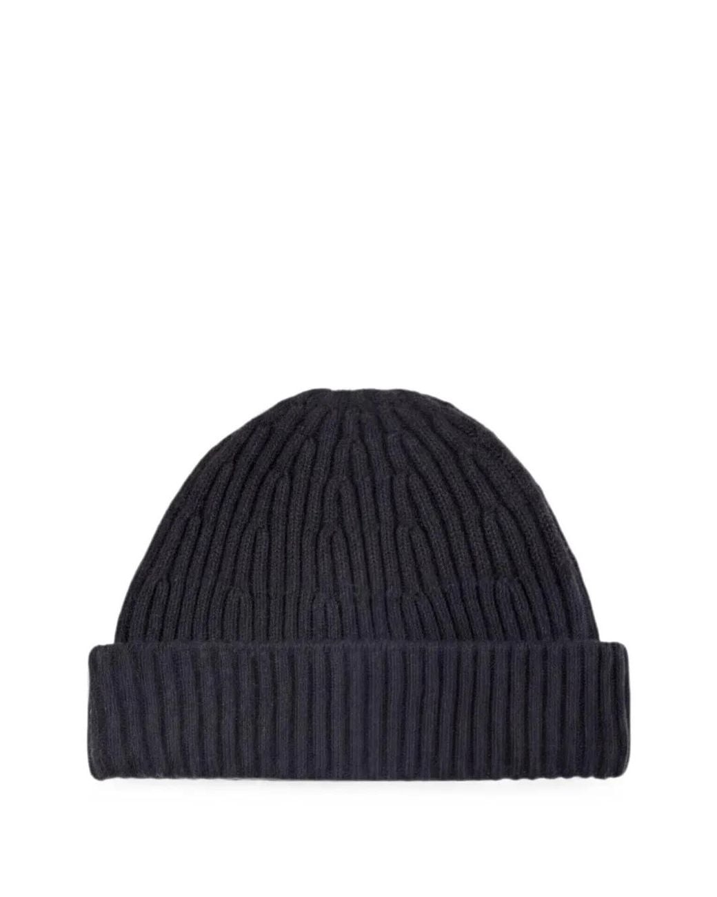 NN07 Blue Turn-Up-Brim Beanie Hat for men