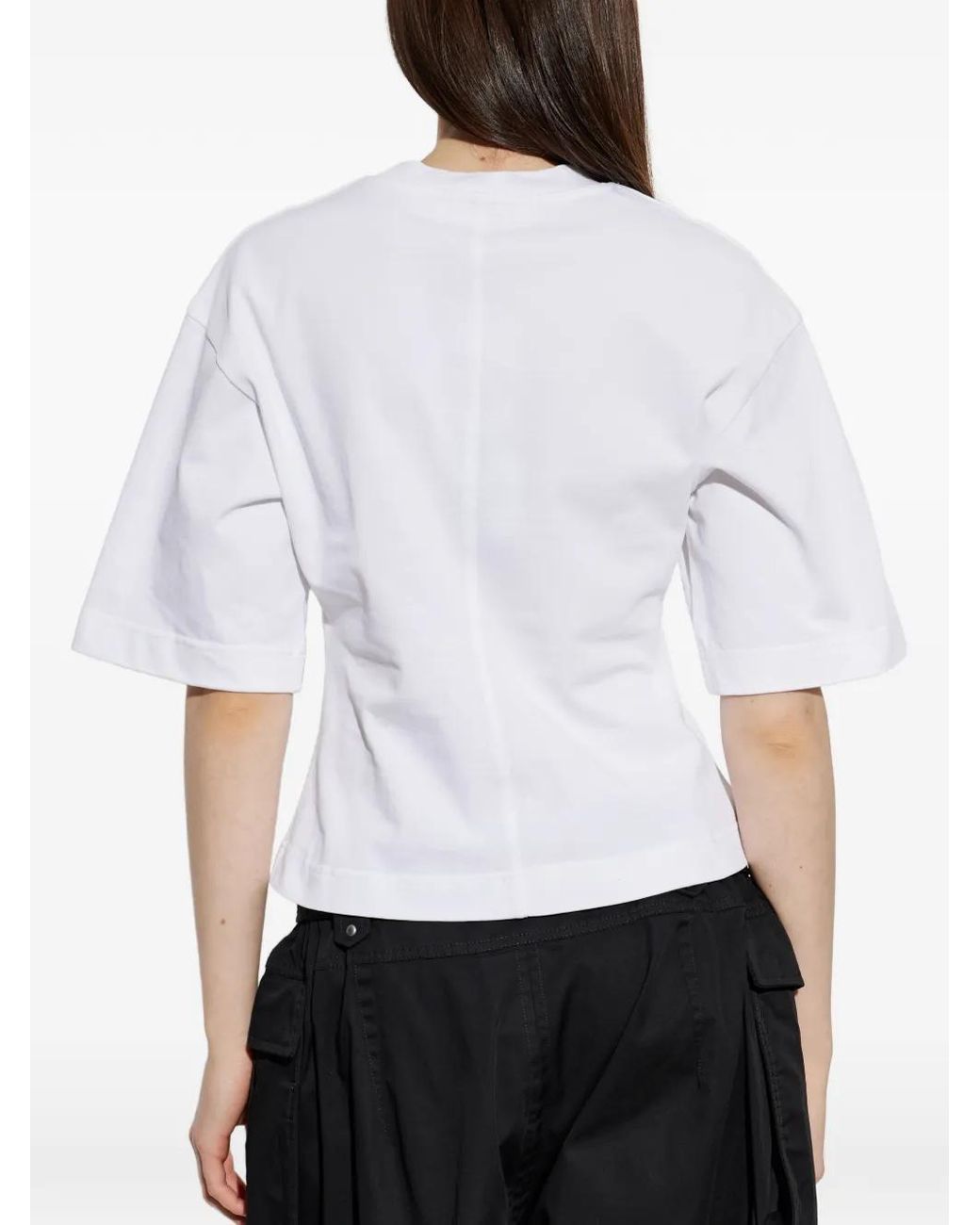 Samsøe & Samsøe White Sadisas Short-Sleeve T-Shirt