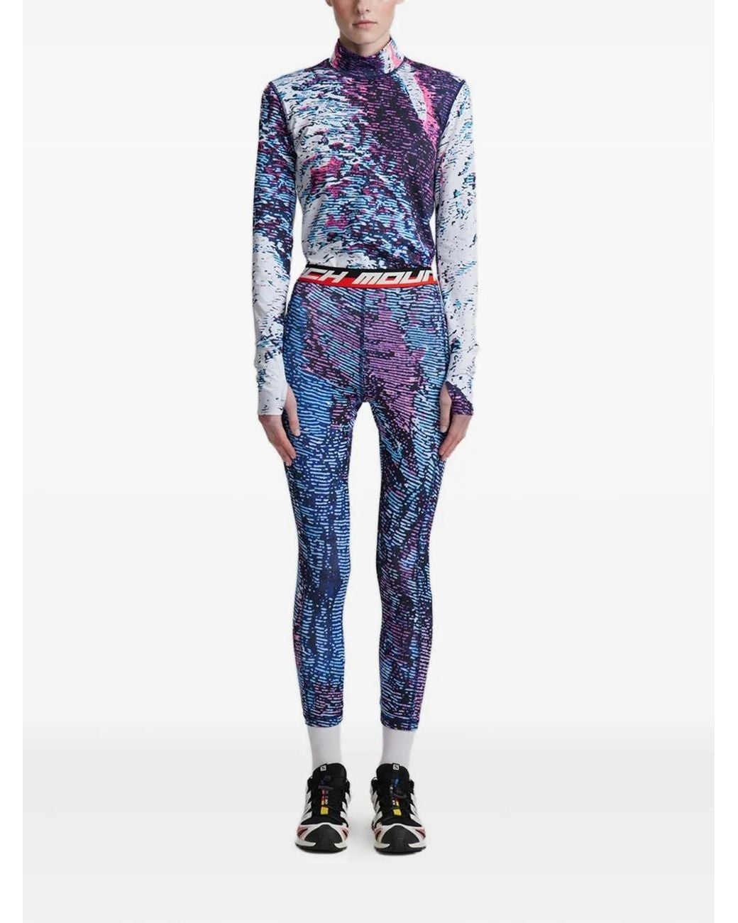 Aztech Mountain Blue Aztech Base-Layer Top