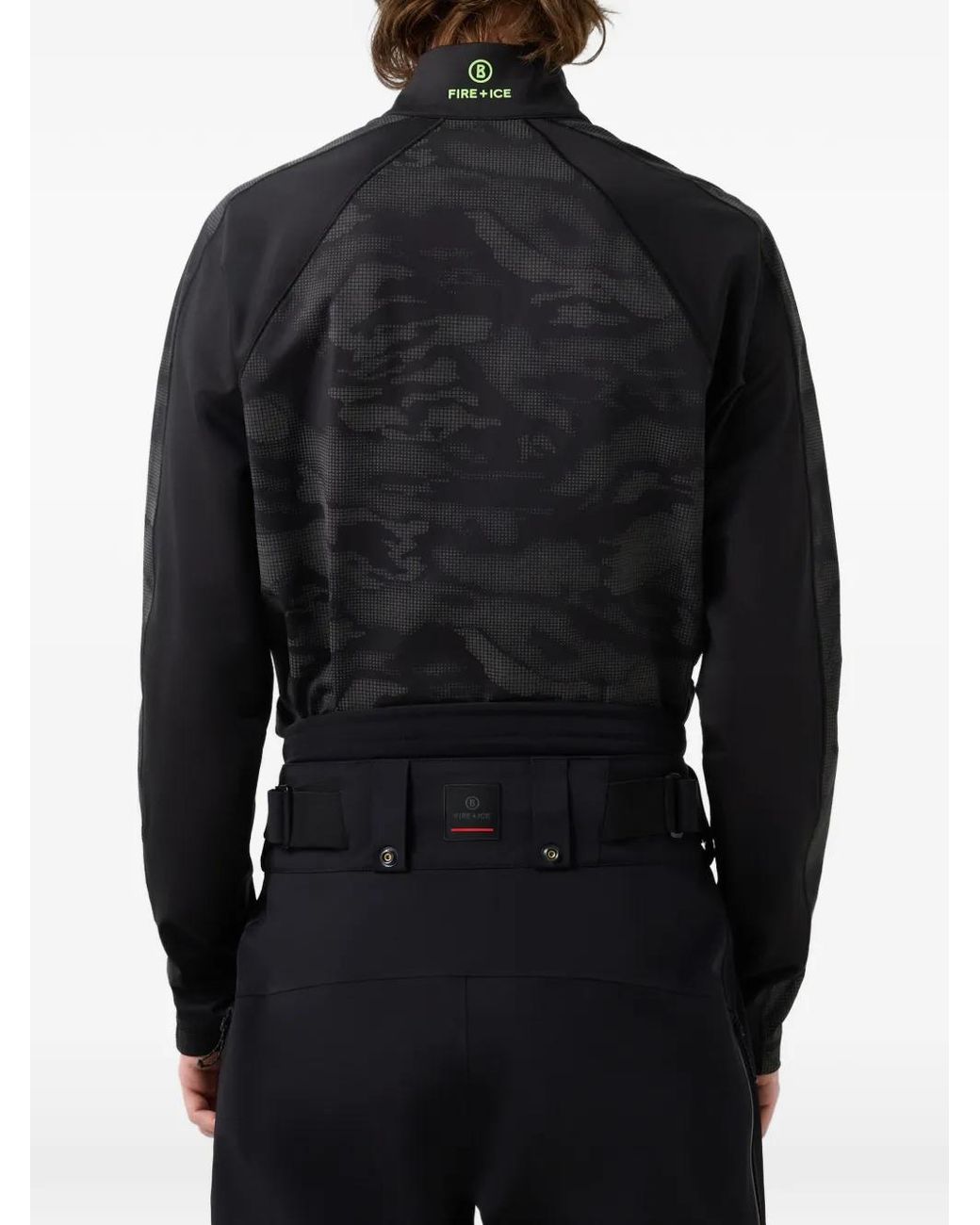 Bogner Fire + Ice Black Premo Performance Top for men