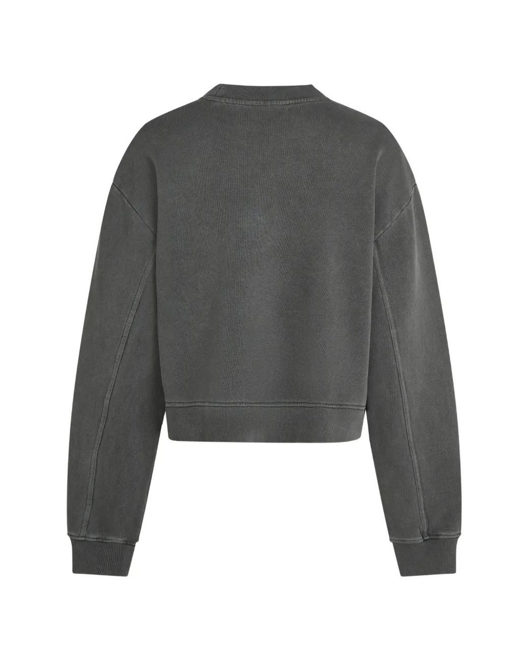 Karl Lagerfeld Gray Boxy Washed Sweatshirt