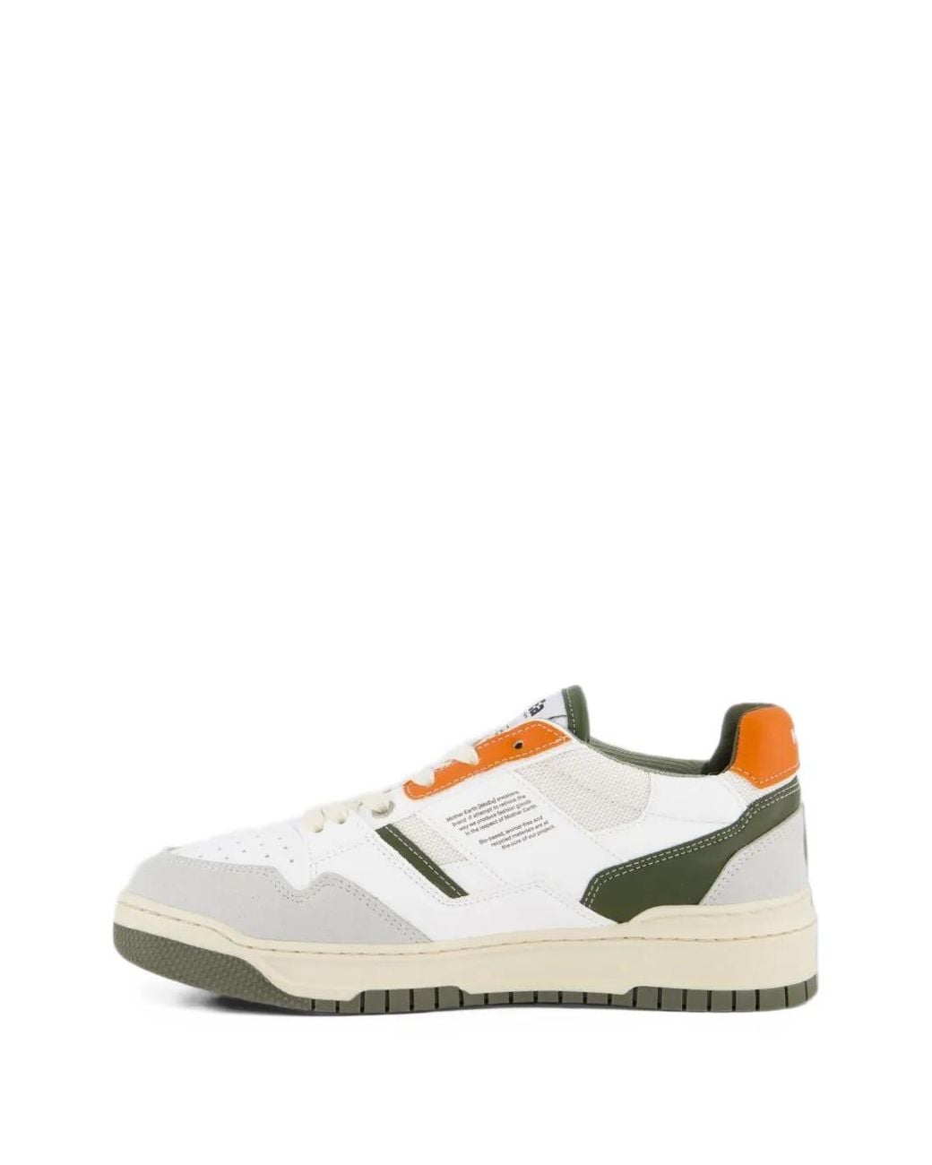 Moea White Gen2 Crossover Logo-Print Low-Top Sneakers