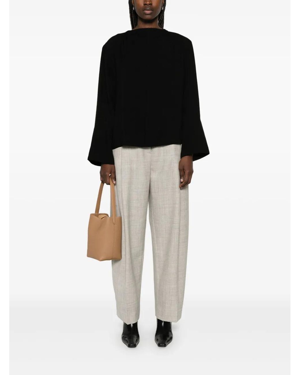 Studio Nicholson Black Eorsa Blouse