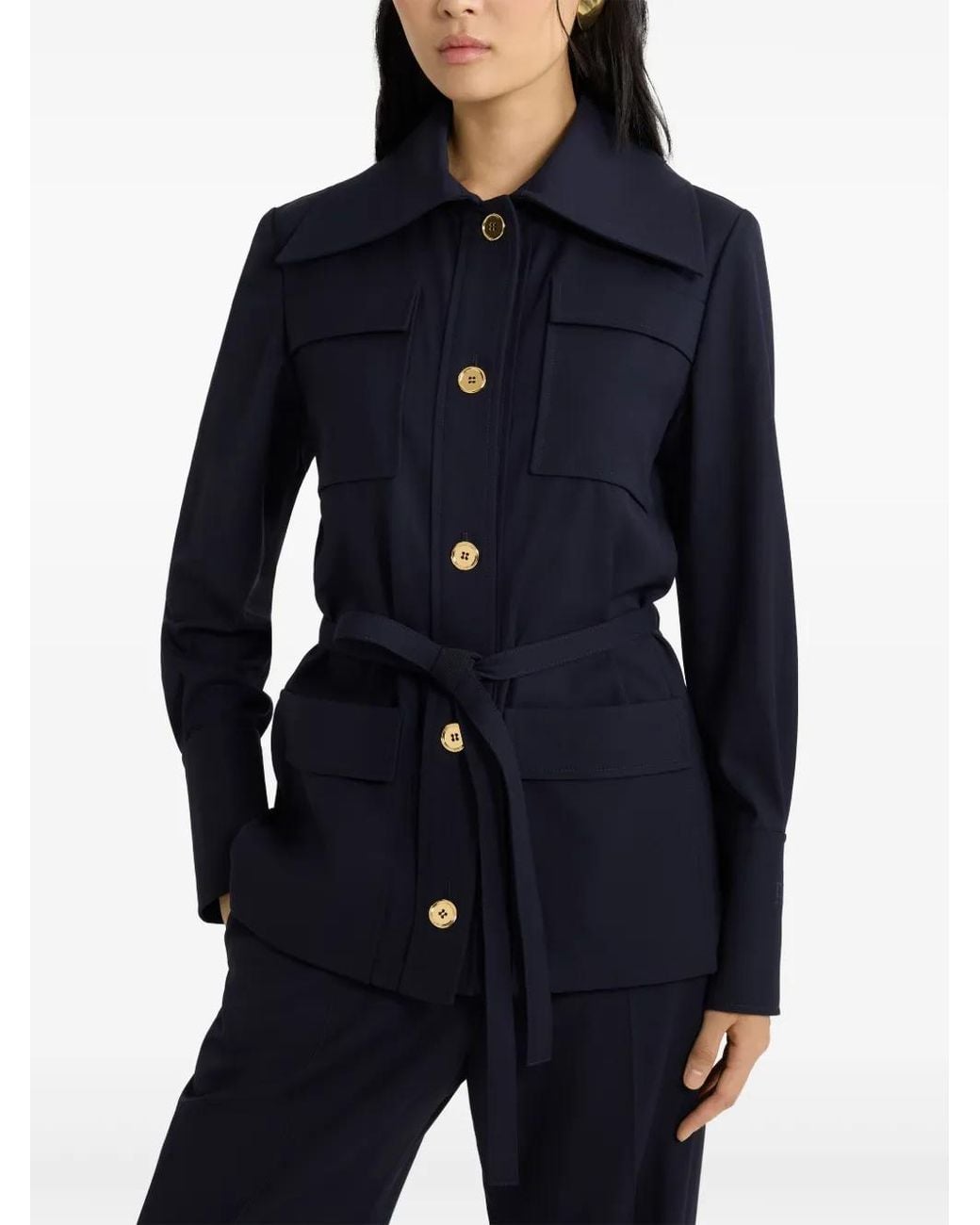 Patou Blue Safari Twill Jacket