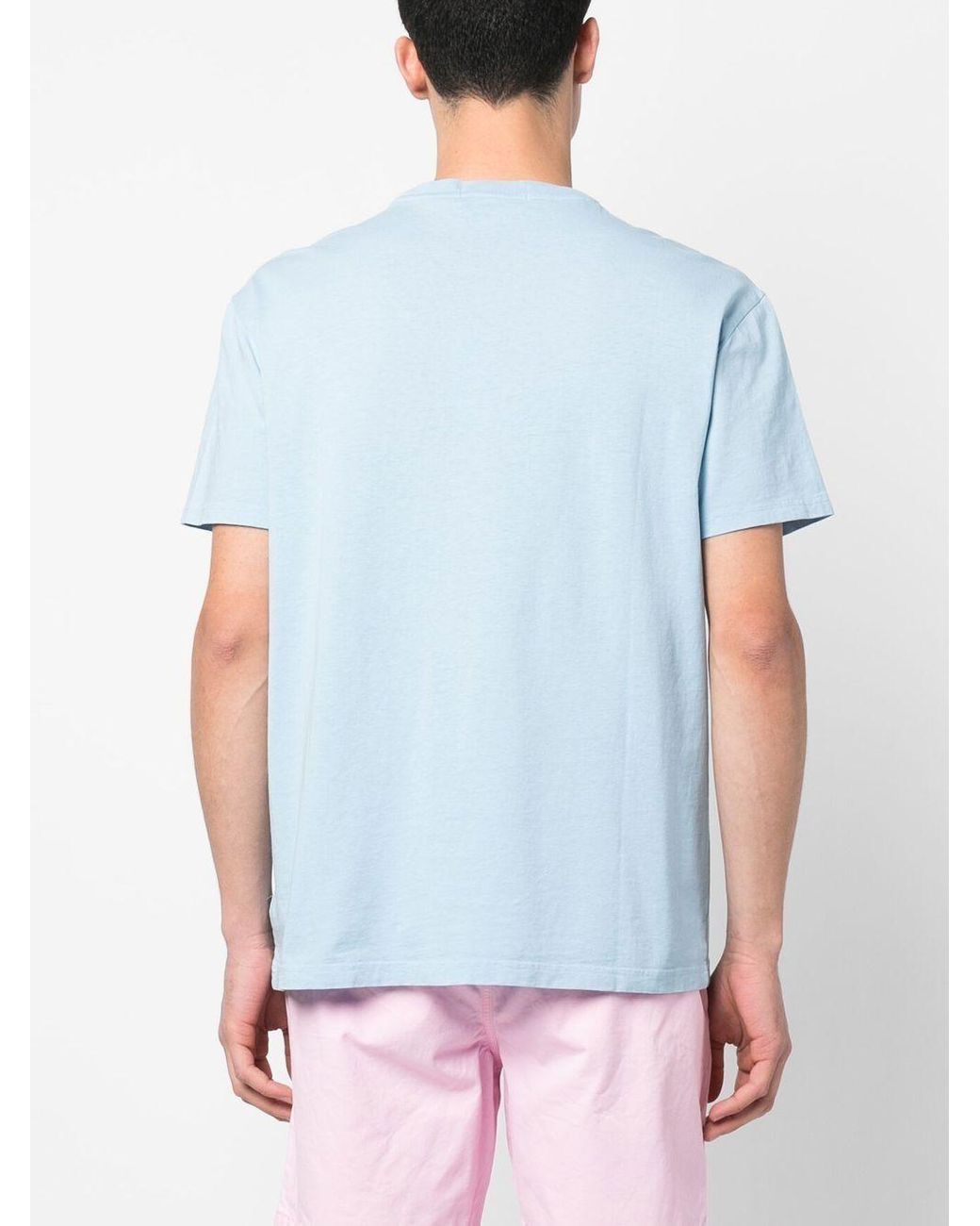 T-shirt con taschino da Uomo di Polo Ralph Lauren in Blu | Lyst