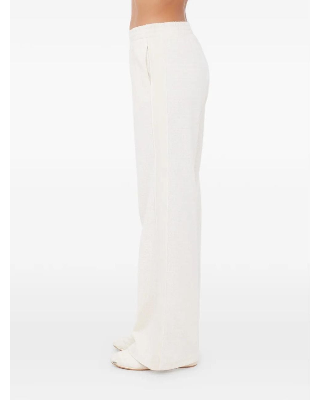 Pantaloni A Gamba Ampia di The Upside in White