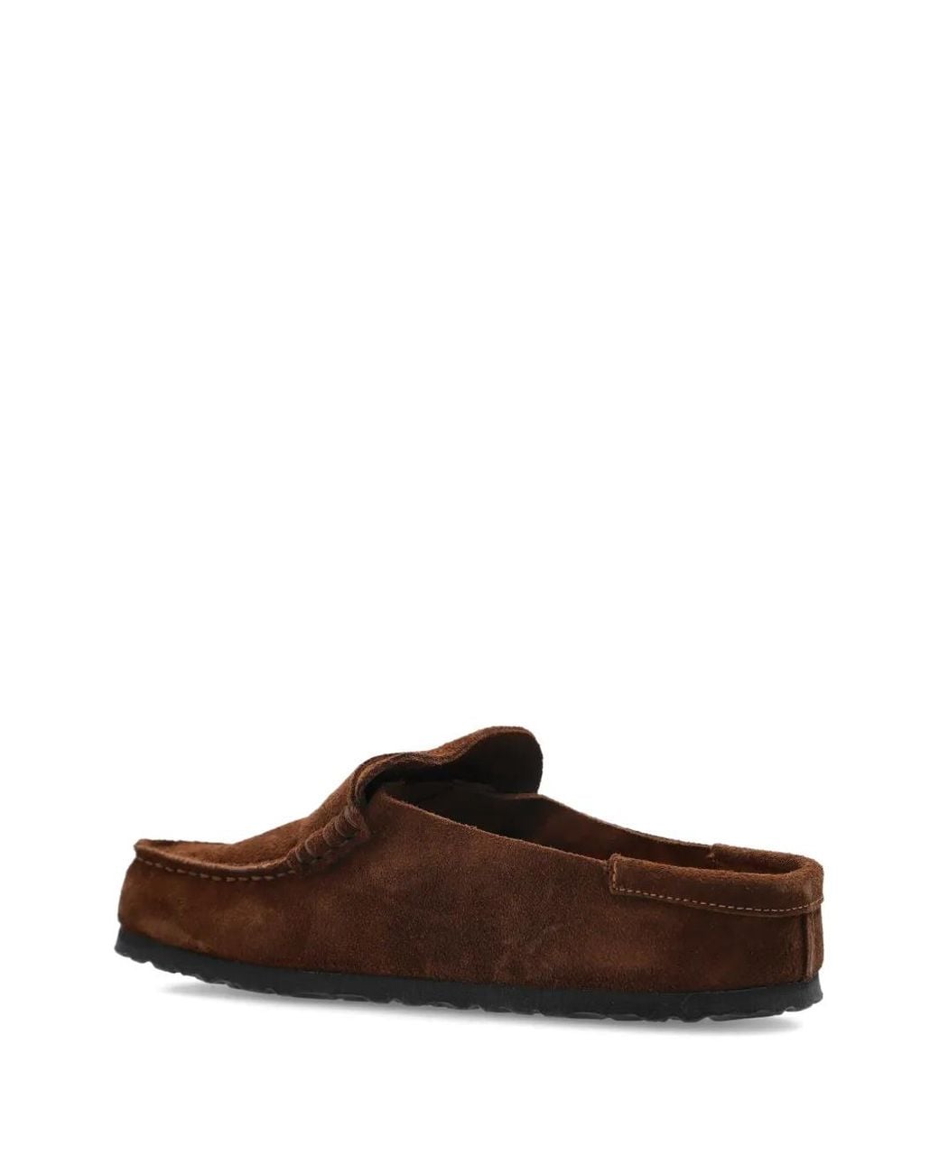 Birkenstock Brown Naples Wrapped Clogs
