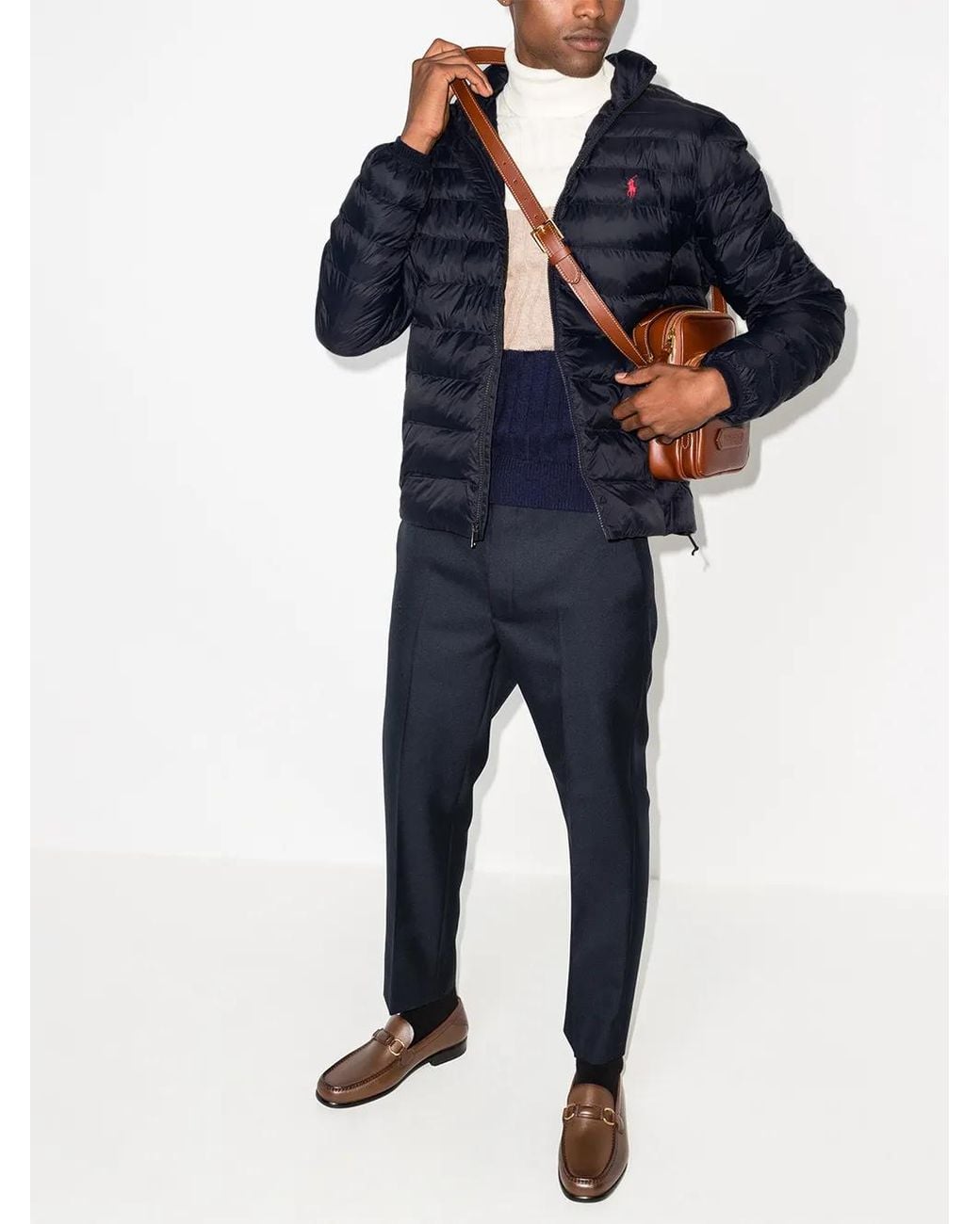 Polo Ralph Lauren Blue Terra Packable Quilted Jacket for men