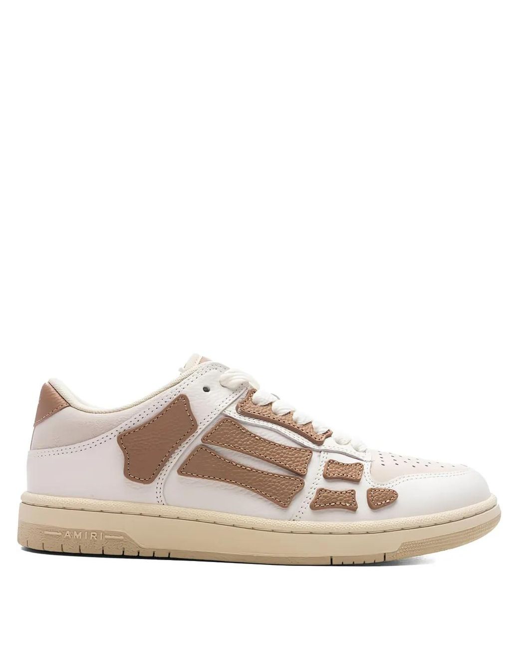 Amiri Brown Skel Top Low Sneakers for men
